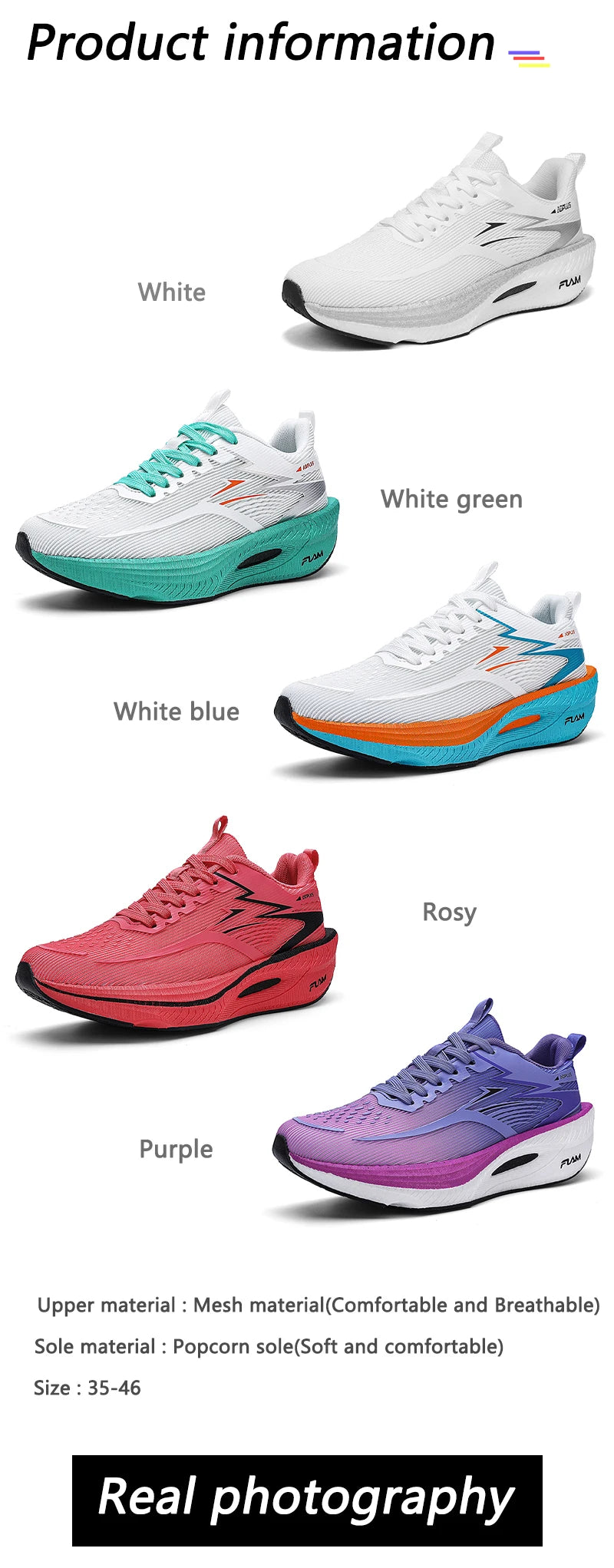 Tênis Esportivos Unissex com Placa de Carbono para Caminhada e Corrida, Sneakers com Amortecimento para Maratona e Treinamento para Homens e Mulheres