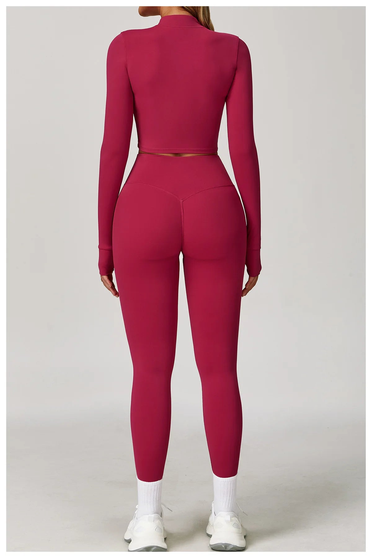 3 pçs conjunto de yoga roupas de ginásio 2 pçs roupas esportivas femininas ternos de yoga conjunto de fitness treino feminino jaqueta esportiva manga longa ginásio legging