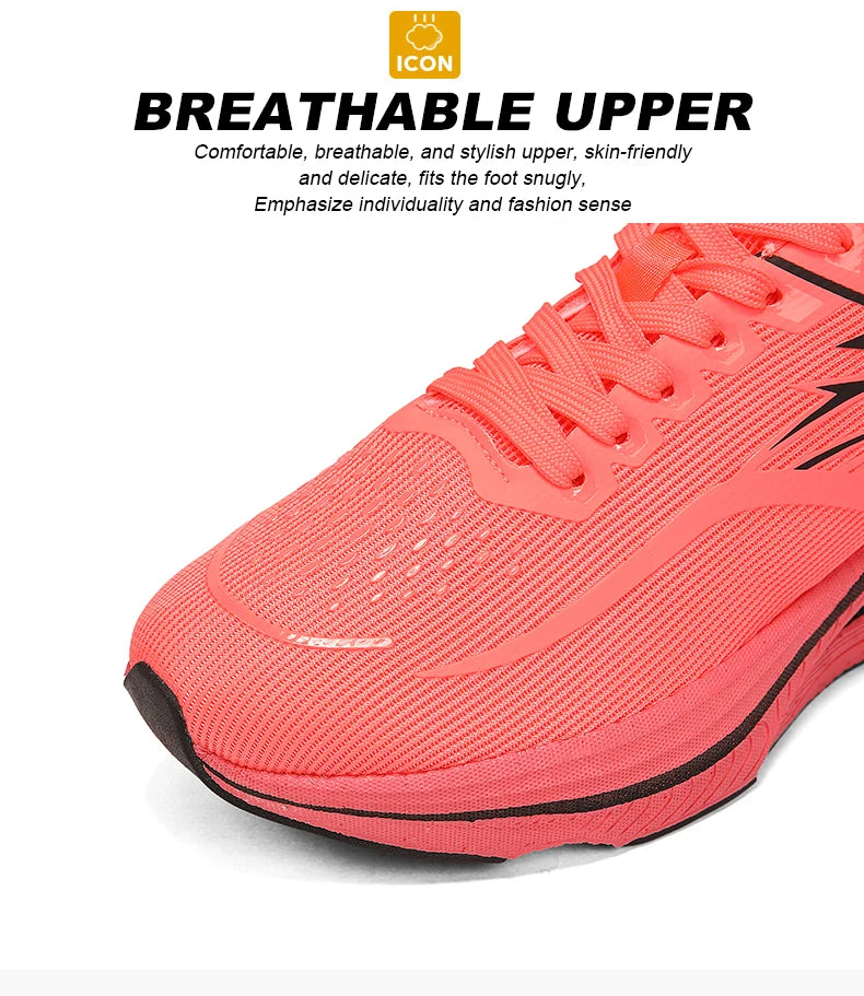 Tênis de corrida masculino, casual, esportivo, respirável, leve, para mulheres, confortável, atlético, para caminhada, tênis ao ar livre, tênis
