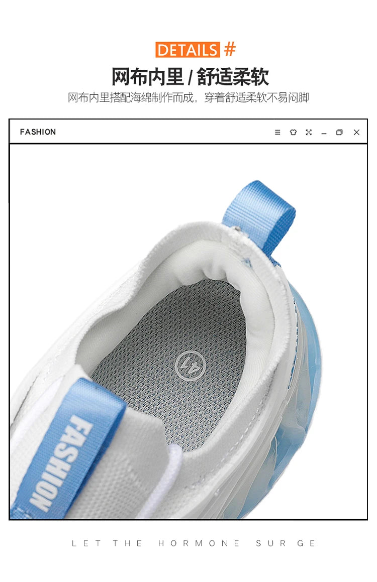 Tênis de luxo respirável masculino, Tênis Masculino, Mocassins casuais, Treinador de corrida, Corrida, Moda
