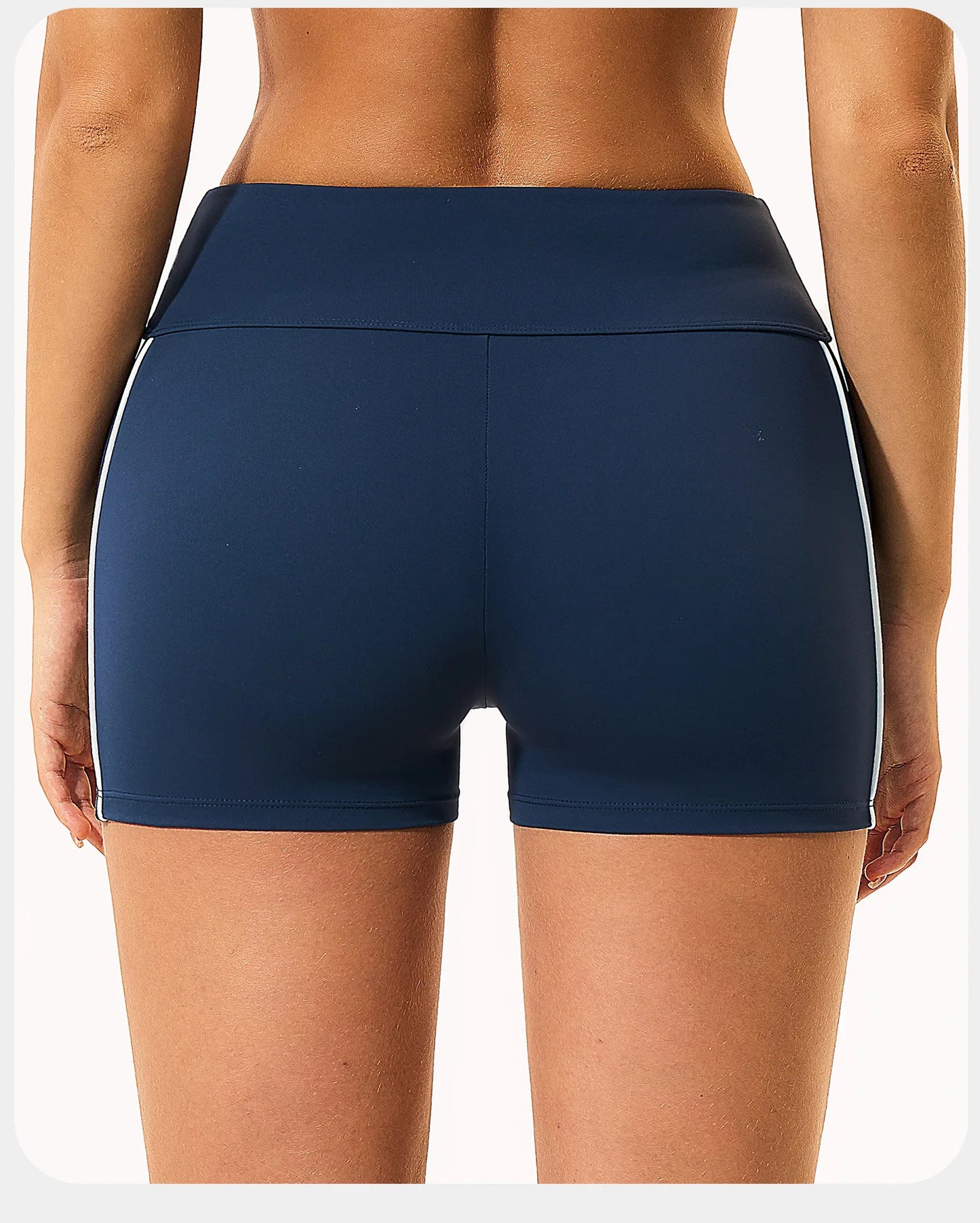 Shorts de Yoga Femininos de Cintura Alta para o Verão, Respiráveis, para Fitness, Corrida e Ciclismo, Leggings Curtas para Treino na Academia