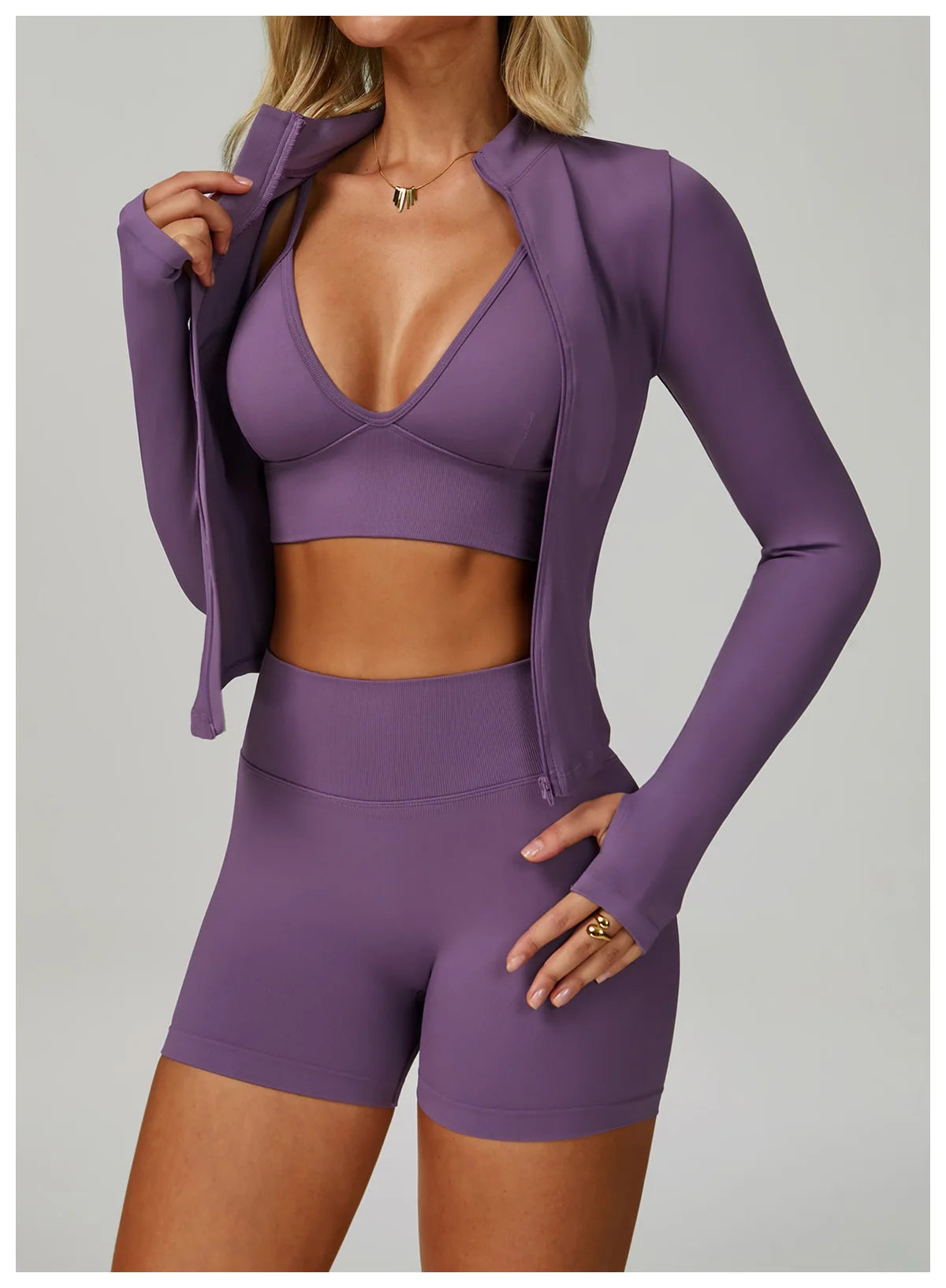 2/3 pçs sem costura esporte yoga conjunto feminino respirável cintura alta fitness sportwear feminino conjunto de roupa interior ginásio roupas de treino