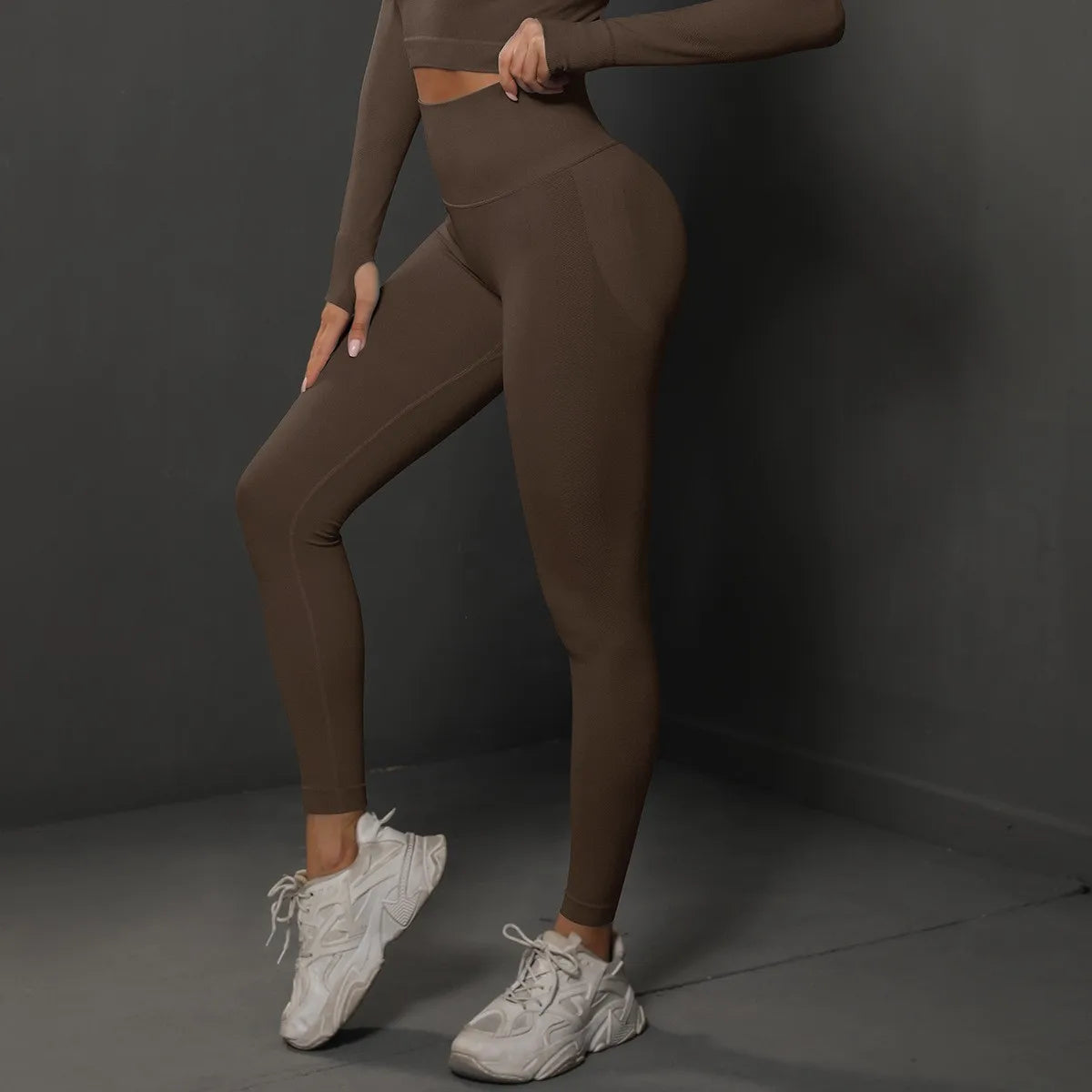 Cintura alta yoga leggings mulheres sem costura push up esporte leggings fitness correndo hip lift calças de yoga altamente elástico ginásio leggings