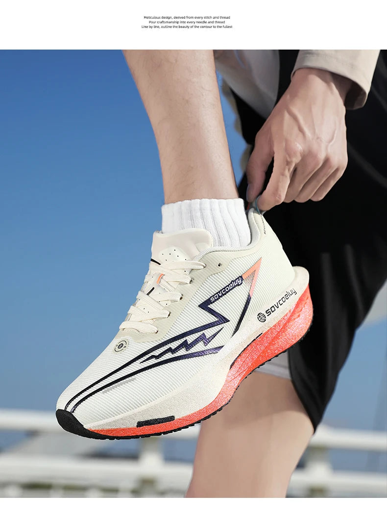 Novos Tênis de Corrida com Placa de Carbono, Especializados para Maratona, Respiráveis e Leves, Confortáveis para Mulheres, Tênis de Lazer Chunta