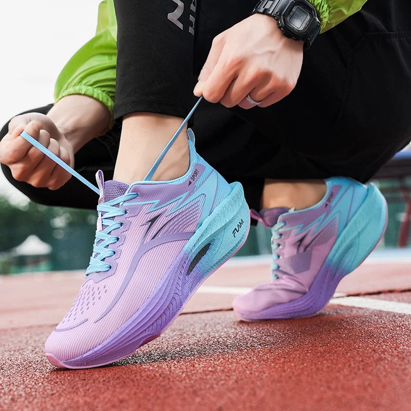 Tênis de corrida masculino, casual, esportivo, respirável, leve, para mulheres, confortável, atlético, para caminhada, tênis ao ar livre, tênis