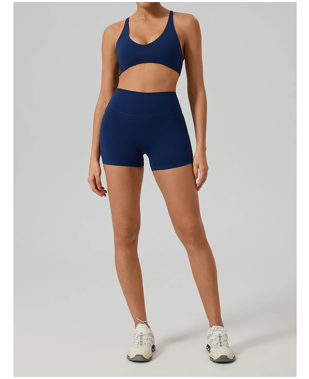 Sutiã Esportivo Hearuisavy para Mulheres, Sutiã de Yoga com Costas Cruzadas, Bralette para Corrida e Pilates, Top Respirável e de Secagem Rápida
