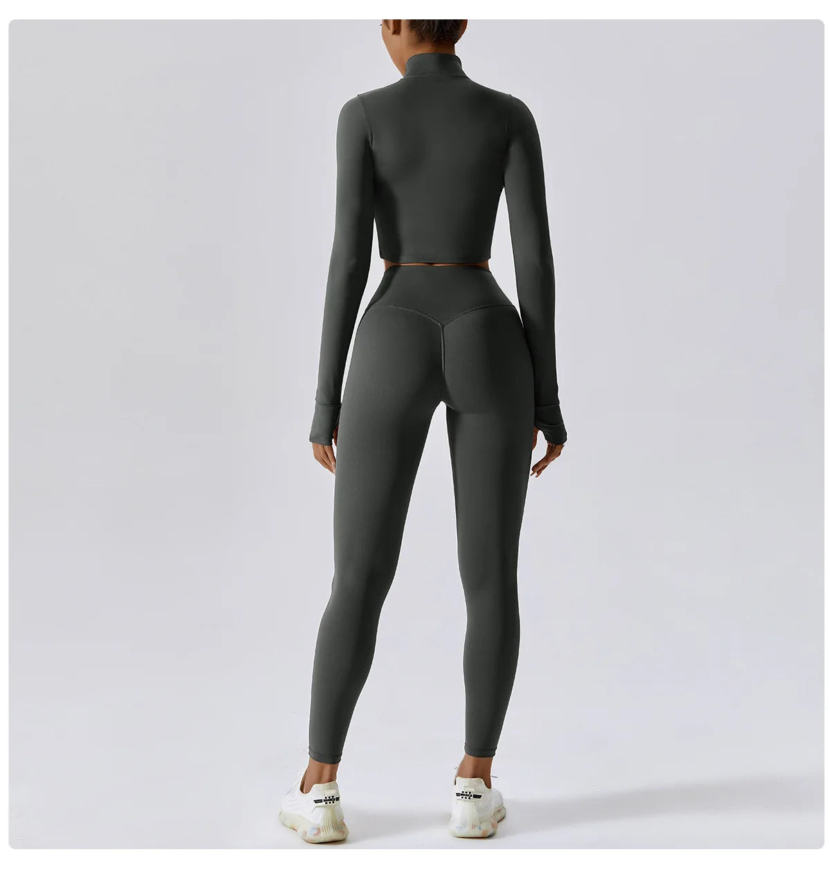 3 pçs conjunto de yoga roupas de ginásio 2 pçs roupas esportivas femininas ternos de yoga conjunto de fitness treino feminino jaqueta esportiva manga longa ginásio legging