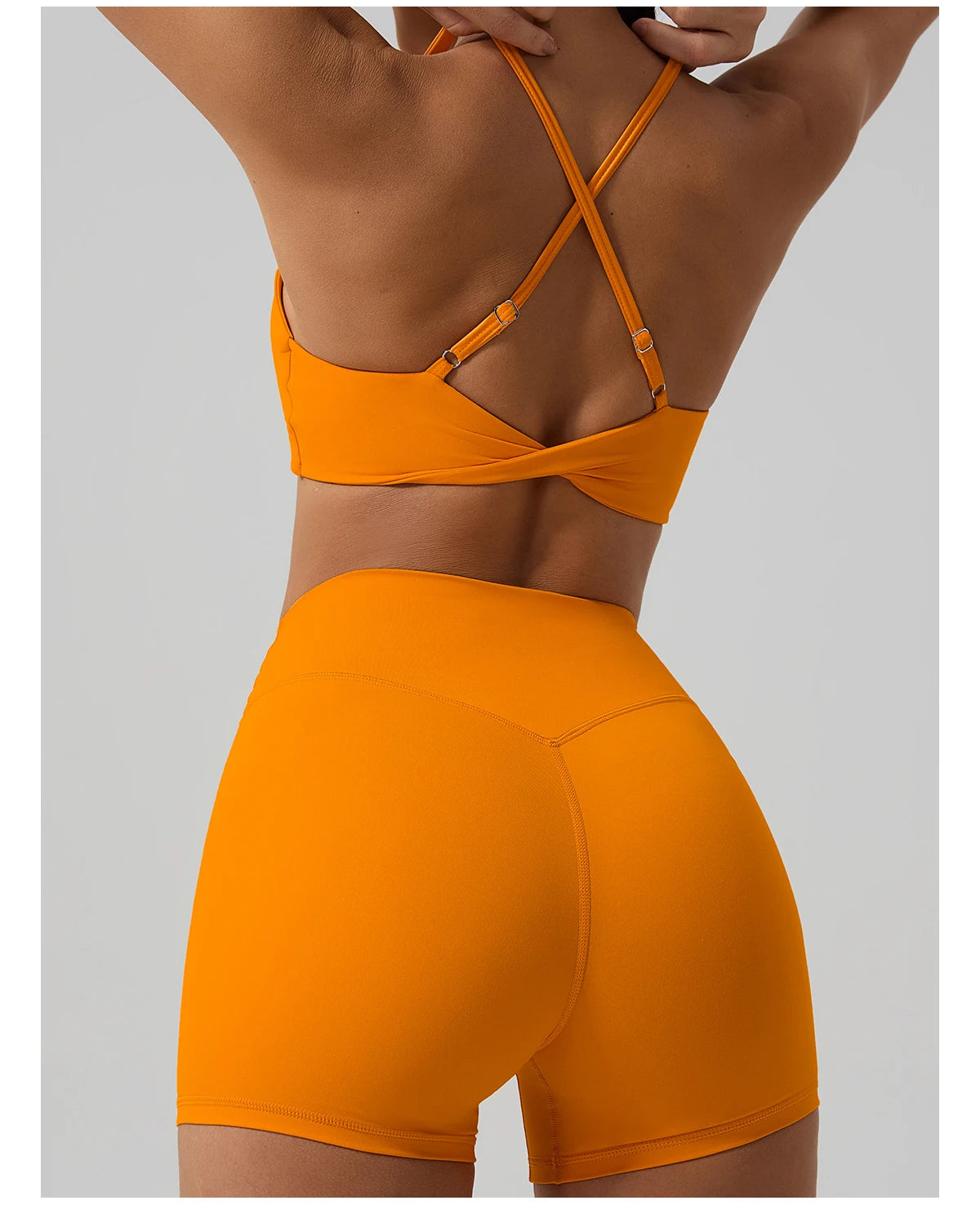 Sutiã Esportivo Hearuisavy para Mulheres, Sutiã de Yoga com Costas Cruzadas, Bralette para Corrida e Pilates, Top Respirável e de Secagem Rápida