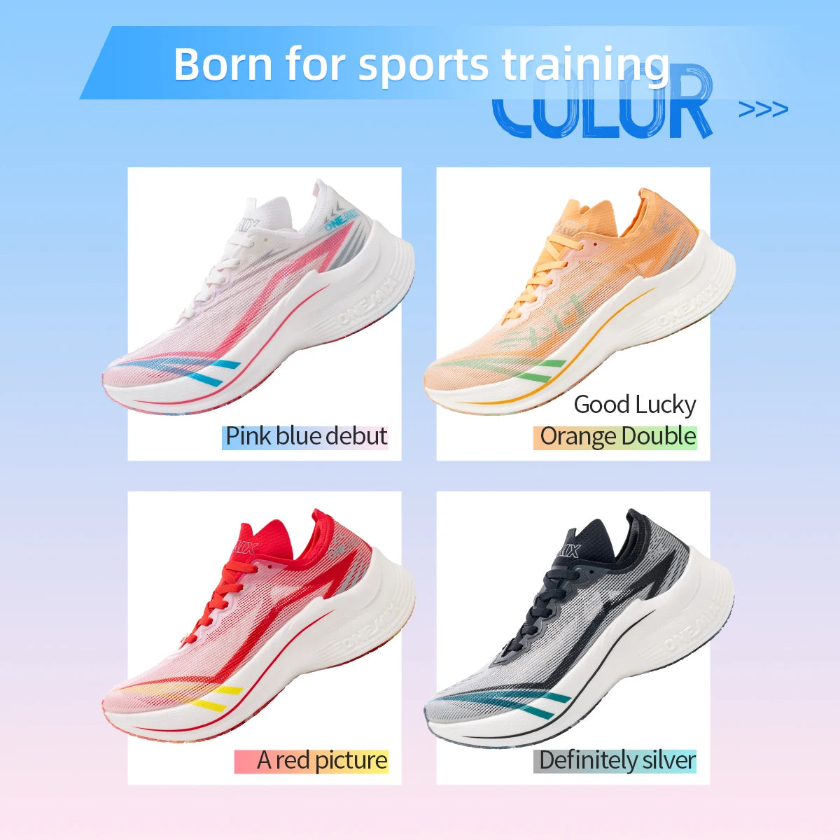 Tênis de Corrida ONEMIX 2026 Tupo Novo com Placa de Carbono para Maratona: Suporte Estável e Amortecimento Ultraleve para Absorção de Impacto