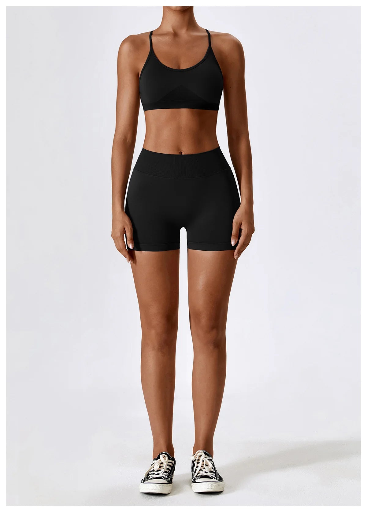 Sutiã Esportivo Feminino Sem Costura de Alto Suporte para Academia, Pilates, Yoga, Top Push-up para Corrida, Ciclismo e Treino, Roupa Íntima Fitness