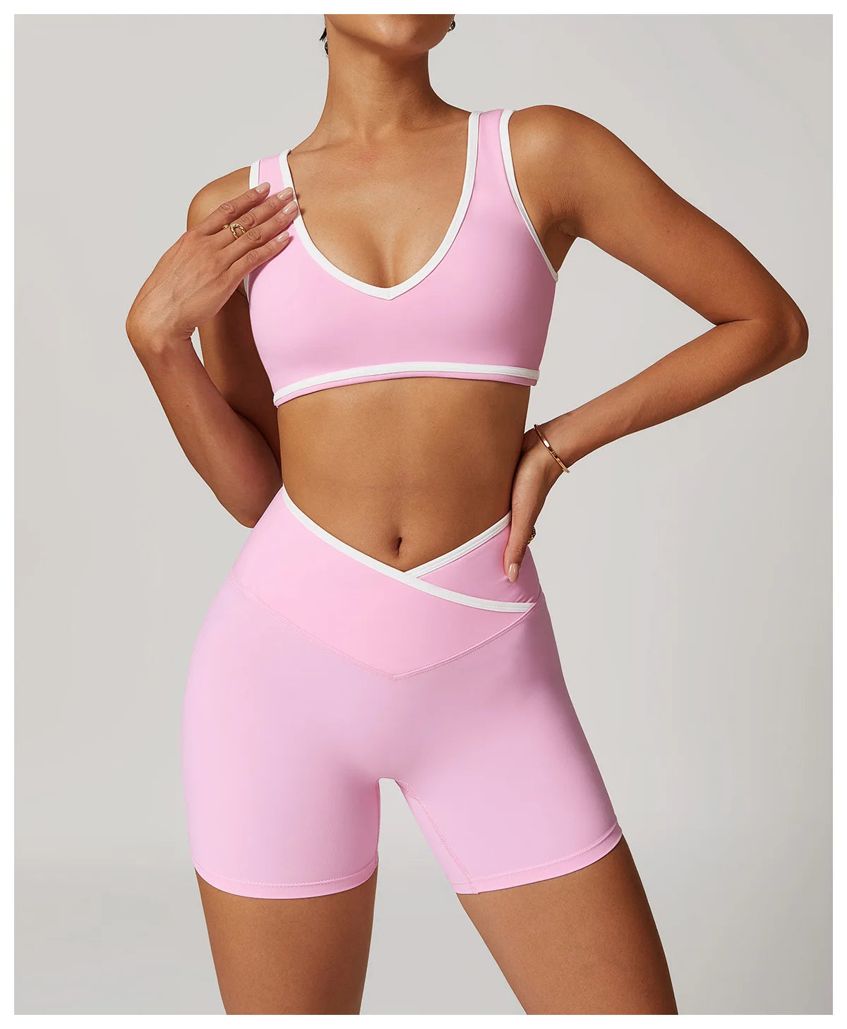 Roupa interior esportiva feminina superior push up fitness yoga sutiã cor bloqueio sutiã de treino ginásio esporte topos para mulher respirável correndo colete