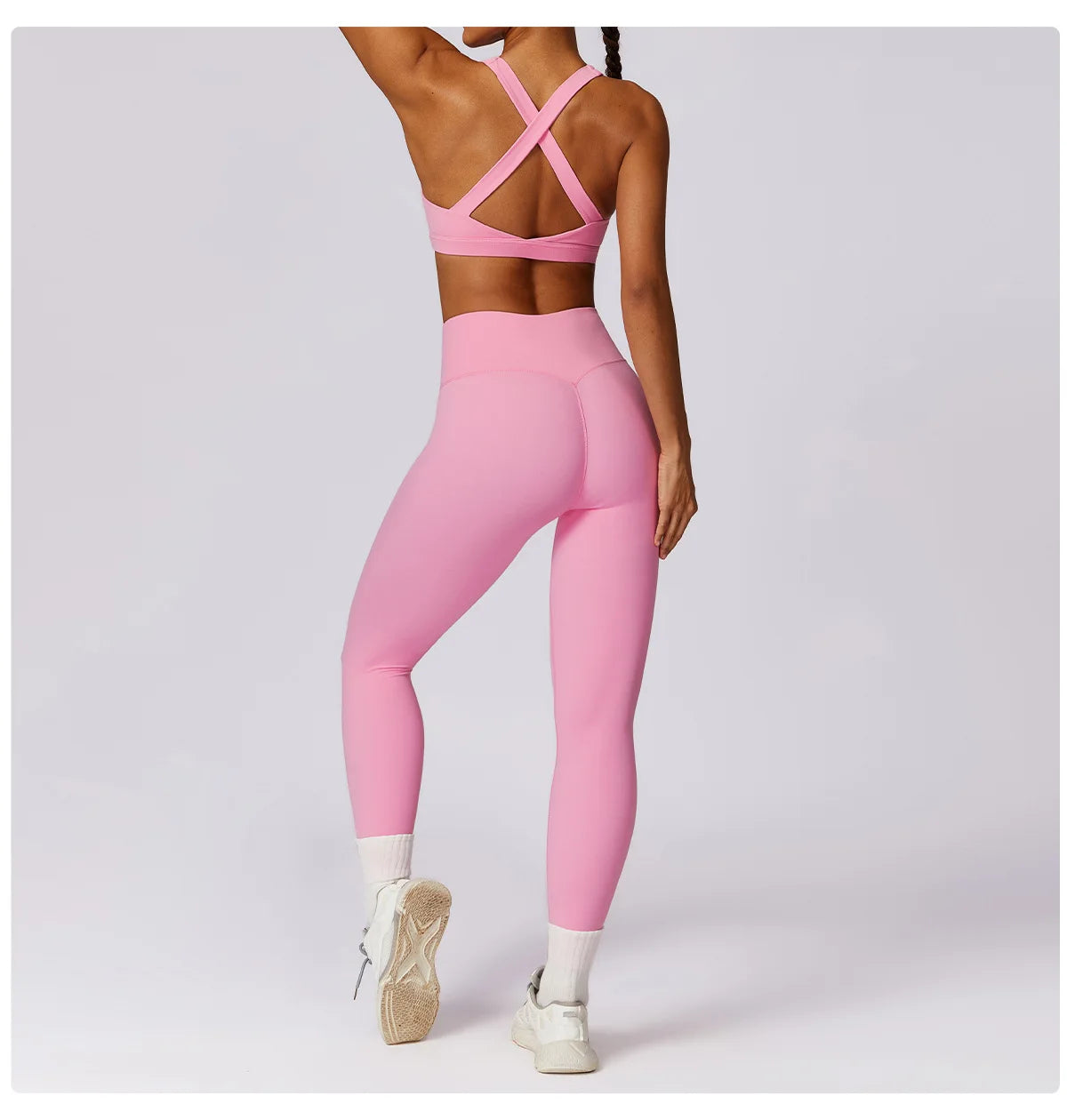 Ginásio feminino push up calças de yoga nu sentimento roupas esportivas elástico cintura alta nádega levantamento esportes fitness apertado sweatpants