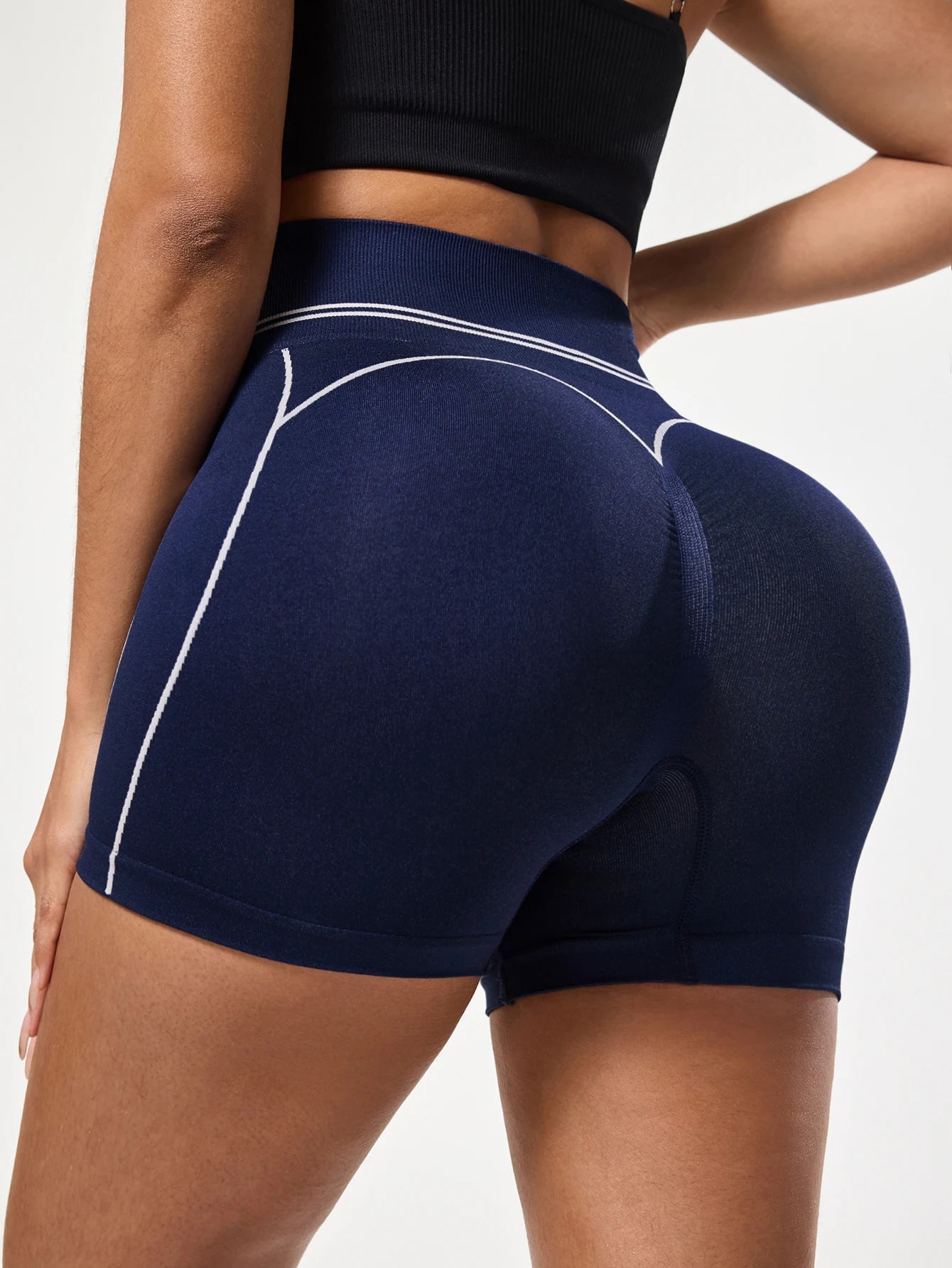 Shorts de Yoga Femininos de Cintura Alta, Roupas Esportivas, Leggings para Academia, Roupas de Fitness e Corrida, Roupas de Treino com Controle de Barriga