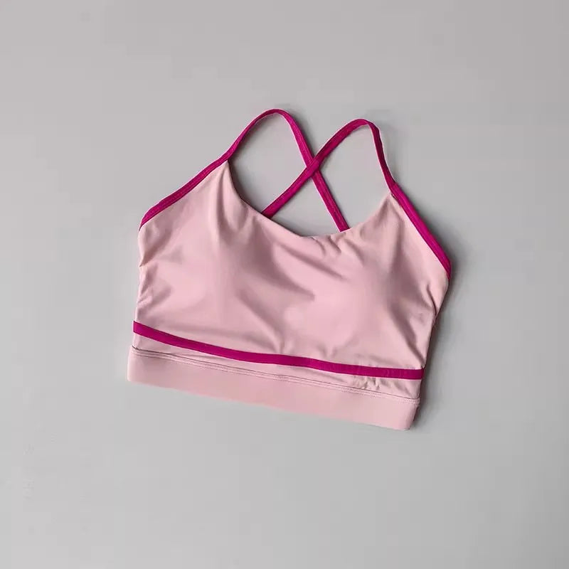 Conjunto de Yoga Feminino, Conjunto de Treino de 2 Peças, Leggings de Cintura Alta, Sutiã Esportivo, Roupa de Academia, Conjunto de Fitness