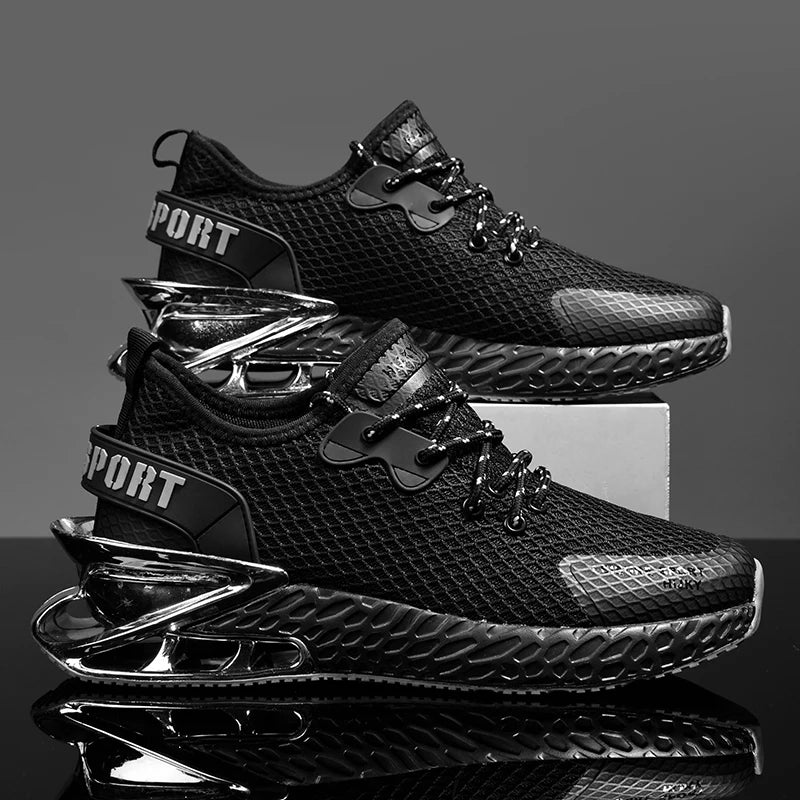 Tênis de luxo respirável masculino, Tênis Masculino, Mocassins casuais, Treinador de corrida, Corrida, Moda