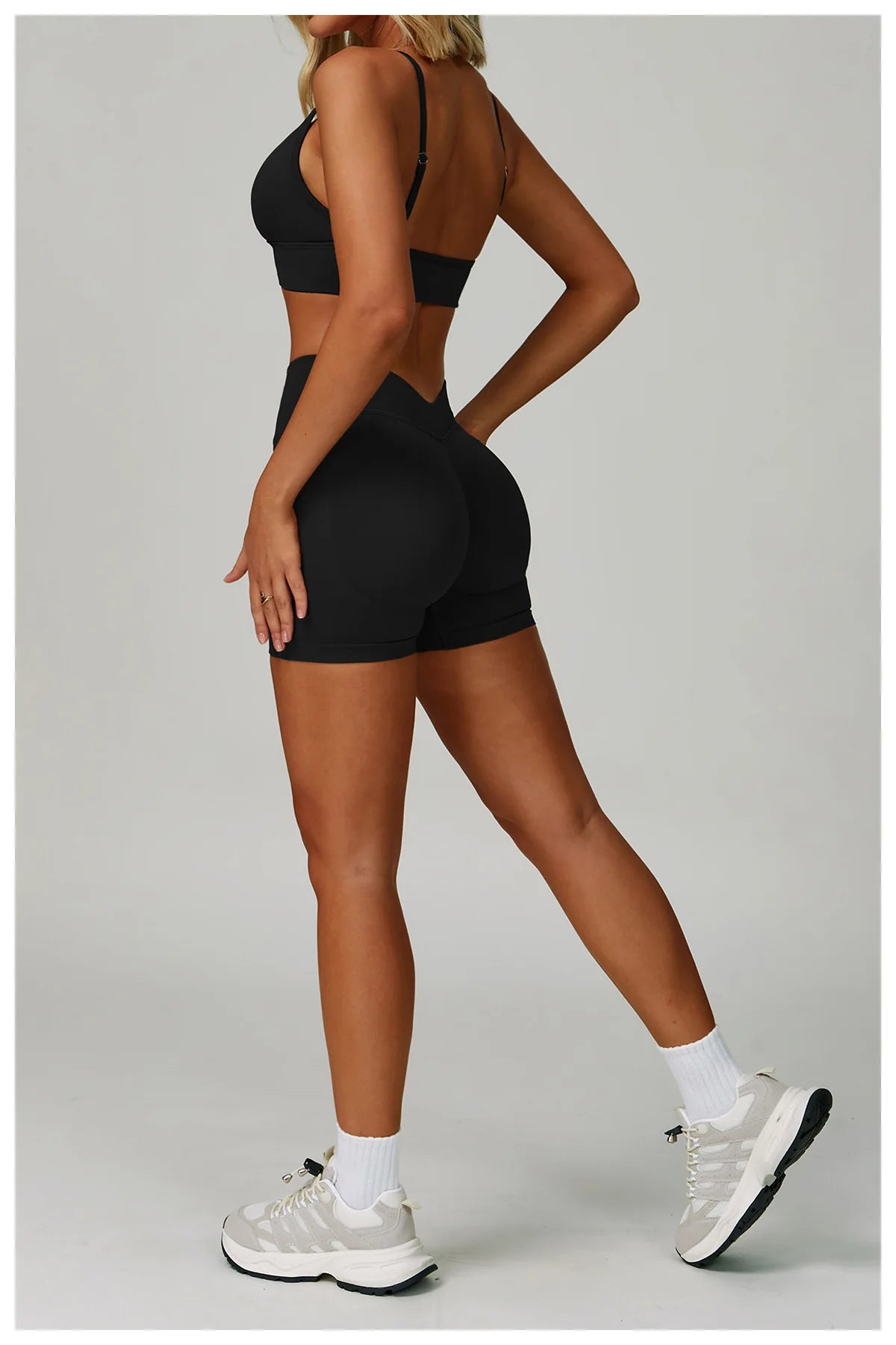 2/3 pçs sem costura esporte yoga conjunto feminino respirável cintura alta fitness sportwear feminino conjunto de roupa interior ginásio roupas de treino