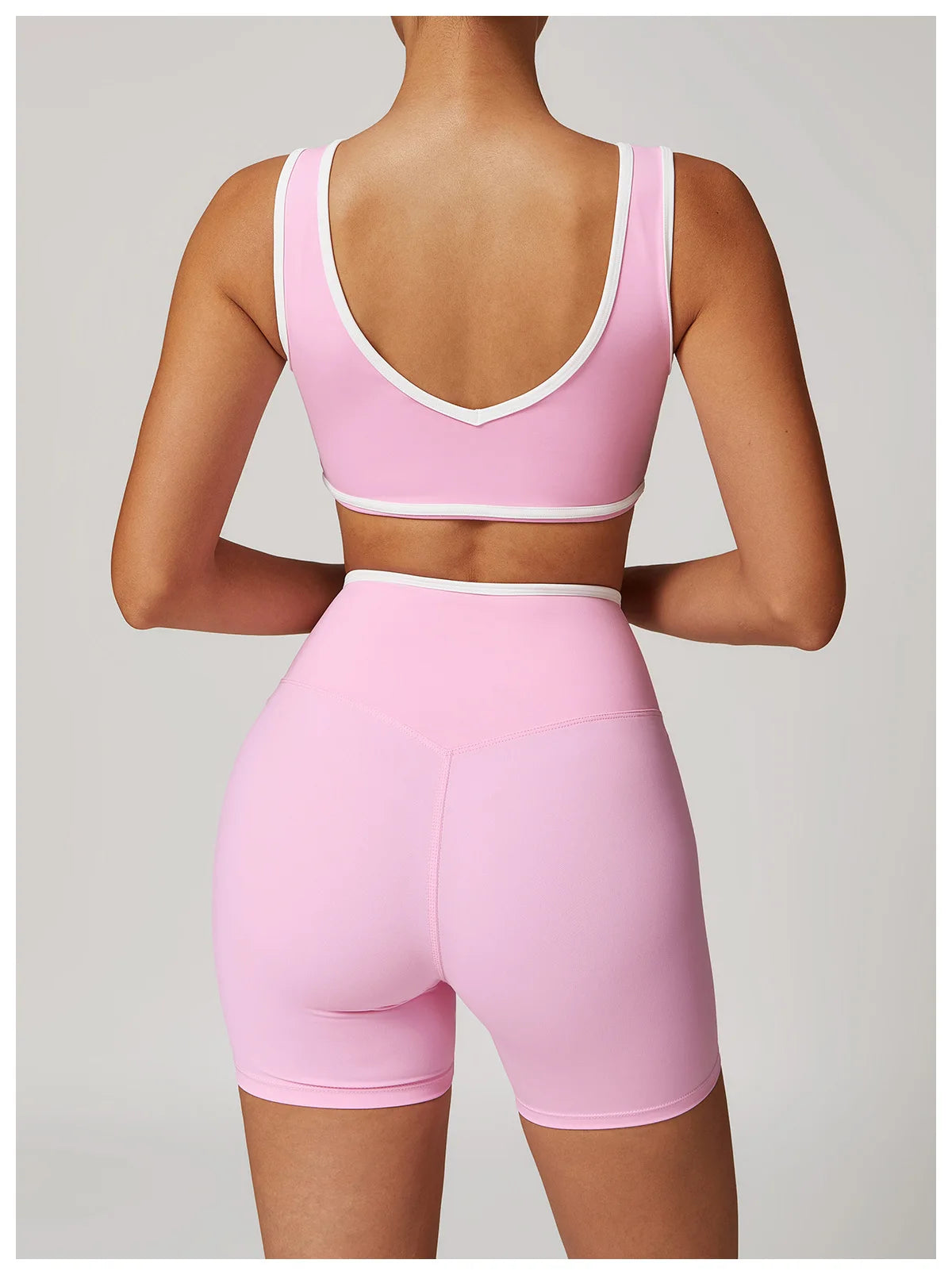 Roupa interior esportiva feminina superior push up fitness yoga sutiã cor bloqueio sutiã de treino ginásio esporte topos para mulher respirável correndo colete