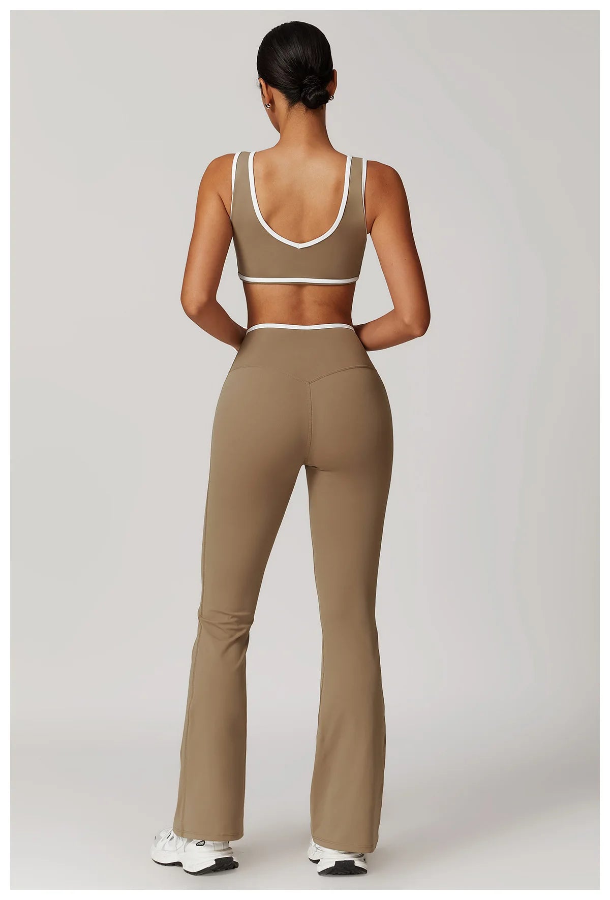 Roupa interior esportiva feminina superior push up fitness yoga sutiã cor bloqueio sutiã de treino ginásio esporte topos para mulher respirável correndo colete