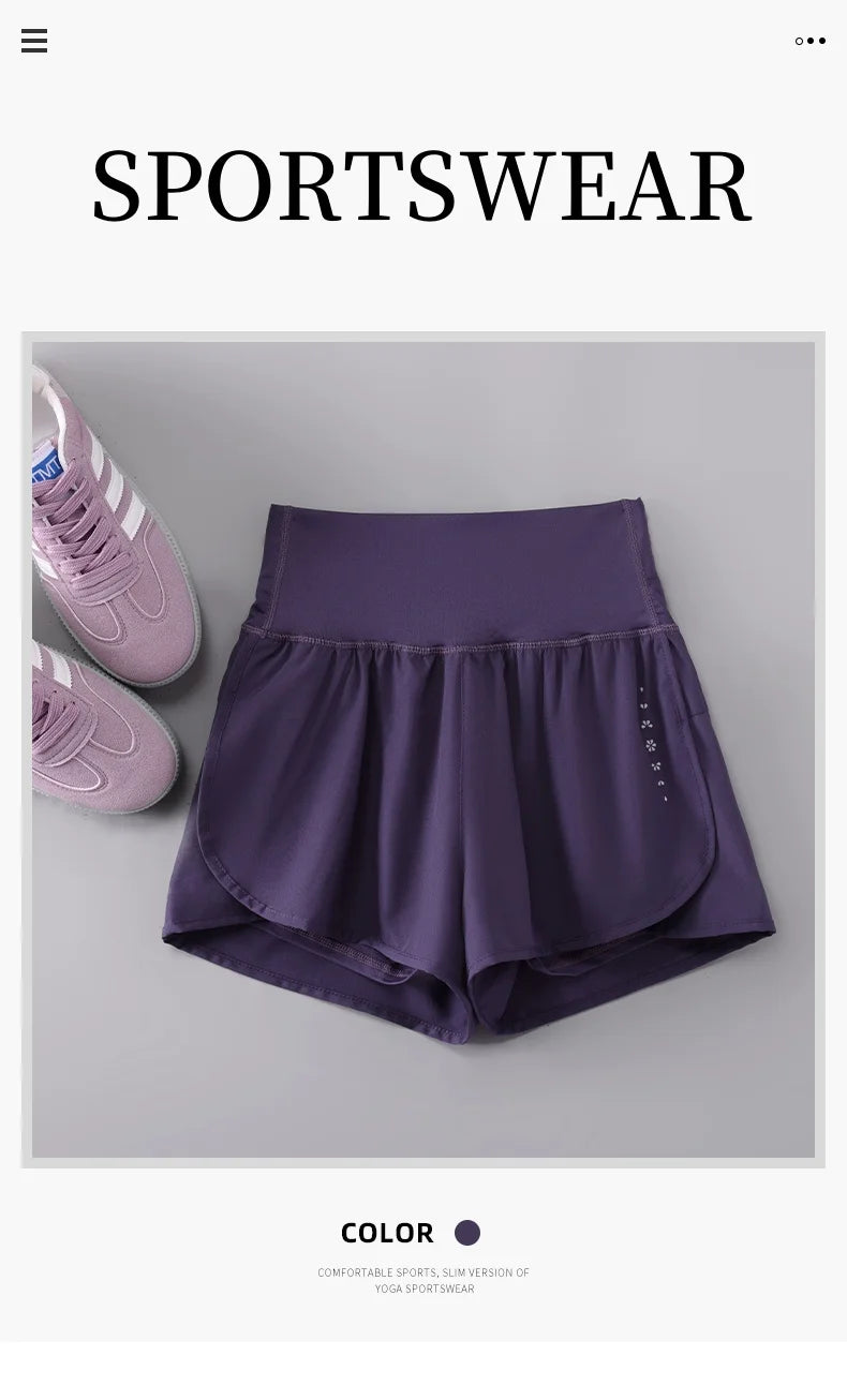 Drur shorts de ciclismo feminino cintura alta secagem rápida yoga shorts mulher verão esportes calças curtas com forro interno roupas de ginásio