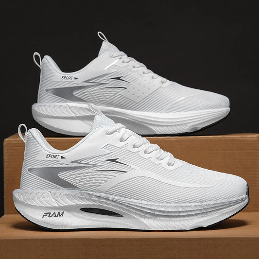 Tênis de corrida masculino, casual, esportivo, respirável, leve, para mulheres, confortável, atlético, para caminhada, tênis ao ar livre, tênis