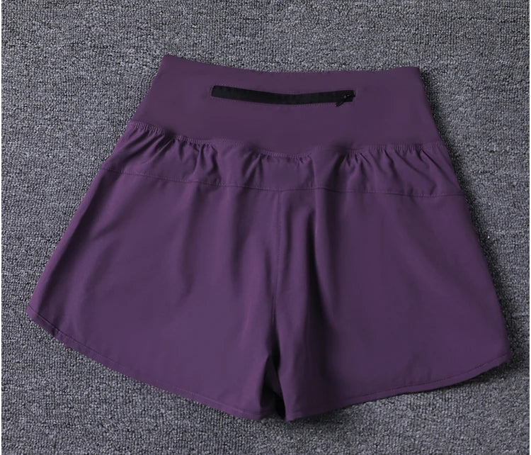 Calças de ioga anti-transparentes femininas com bolsos para corrida no verão, secagem rápida, respiráveis para saltar e fitness