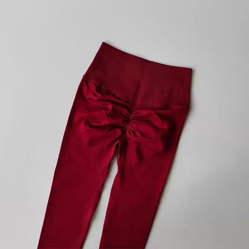 Cintura alta yoga leggings mulheres sem costura push up esporte leggings fitness correndo hip lift calças de yoga altamente elástico ginásio leggings