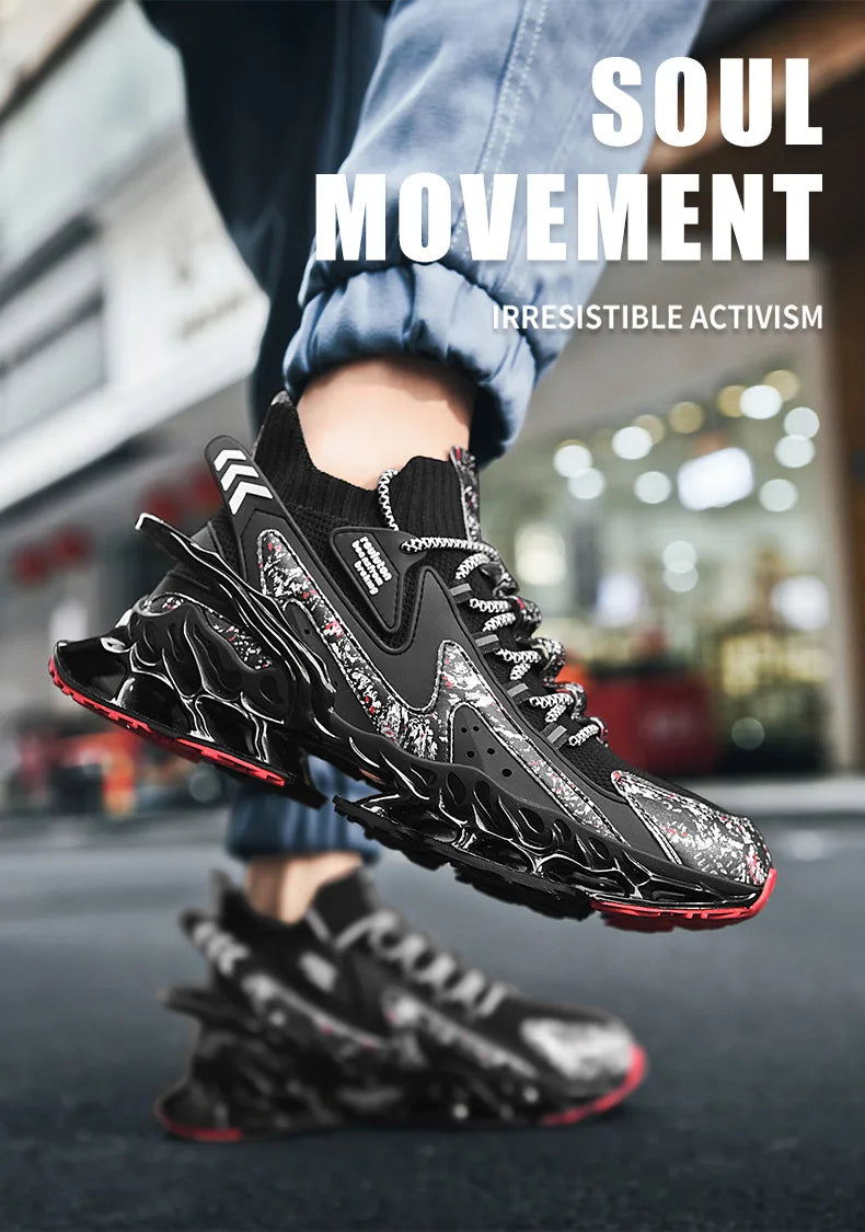 Tênis de luxo respirável masculino, Tênis Masculino, Mocassins casuais, Treinador de corrida, Corrida, Moda