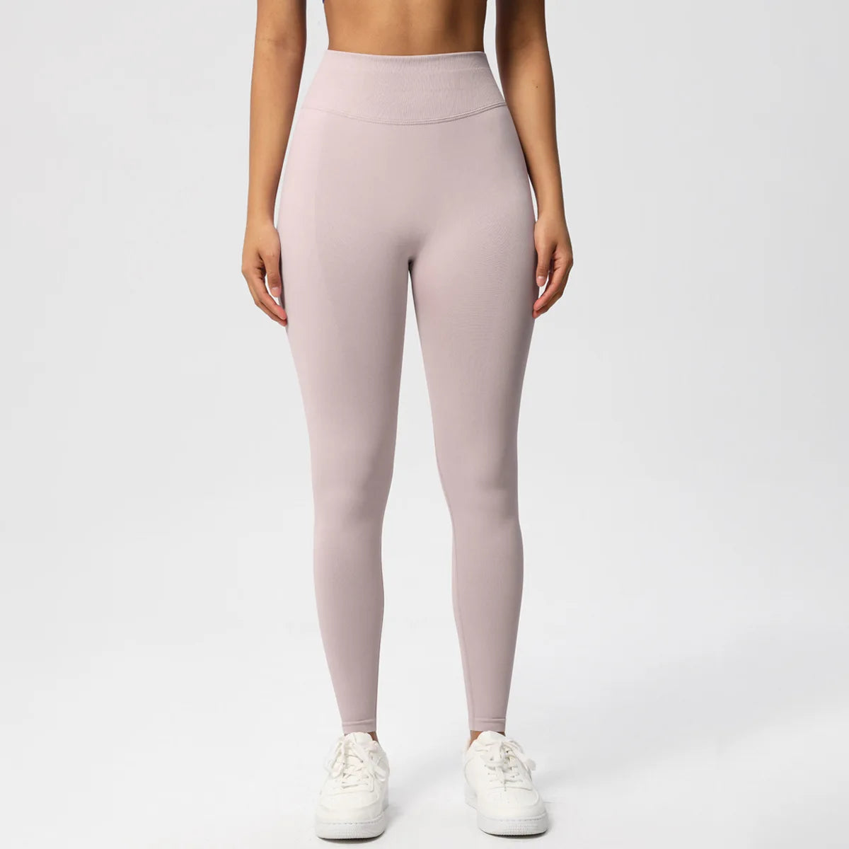 Calças de fitness sem costura das mulheres cintura alta yoga leggings alta elástica levantamento de bunda respirável esportes collants feminino ginásio leggings