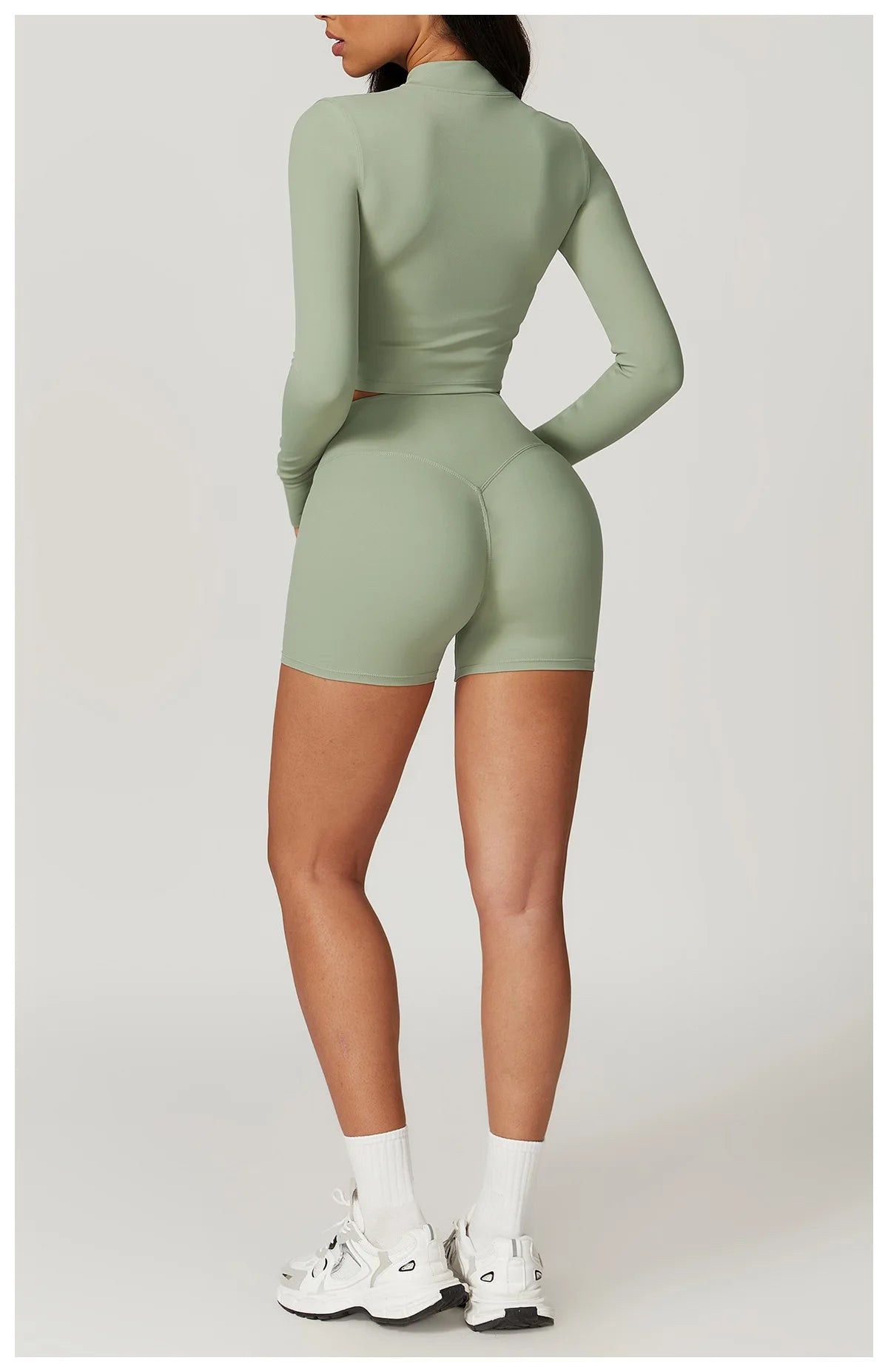 3 pçs conjunto de yoga roupas de ginásio 2 pçs roupas esportivas femininas ternos de yoga conjunto de fitness treino feminino jaqueta esportiva manga longa ginásio legging
