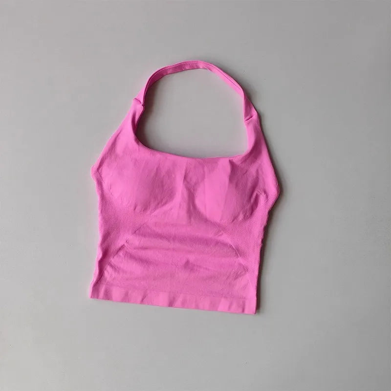 Colete de ioga halter, esportes de corrida à prova de choque, roupa íntima esportiva de alta resistência, fitness, suspensório de pilates, costas bonitas, outono