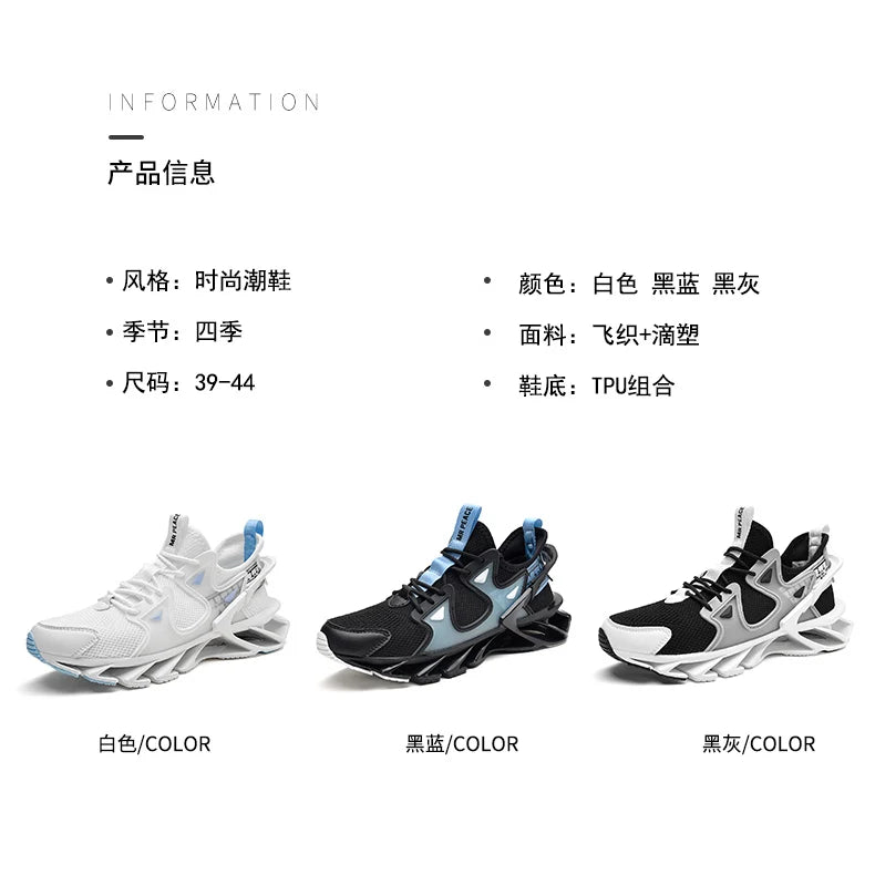 Tênis de luxo respirável masculino, Tênis Masculino, Mocassins casuais, Treinador de corrida, Corrida, Moda