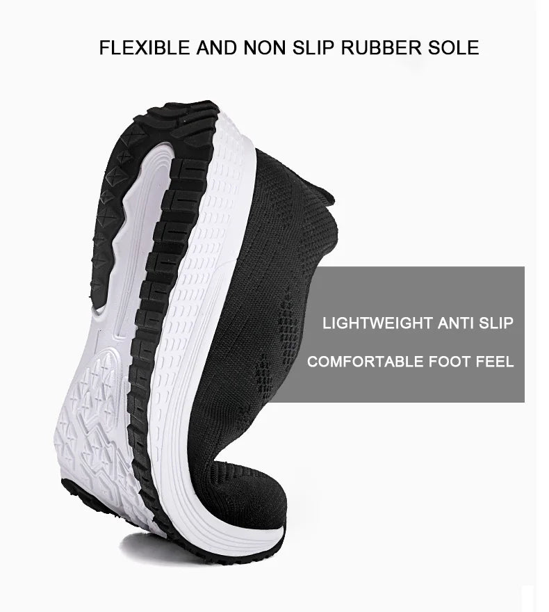 Mulheres sapatos esportivos moda plataforma tênis senhoras primavera verão apartamentos tênis de corrida para mulher sapatos casuais malha jogging tênis