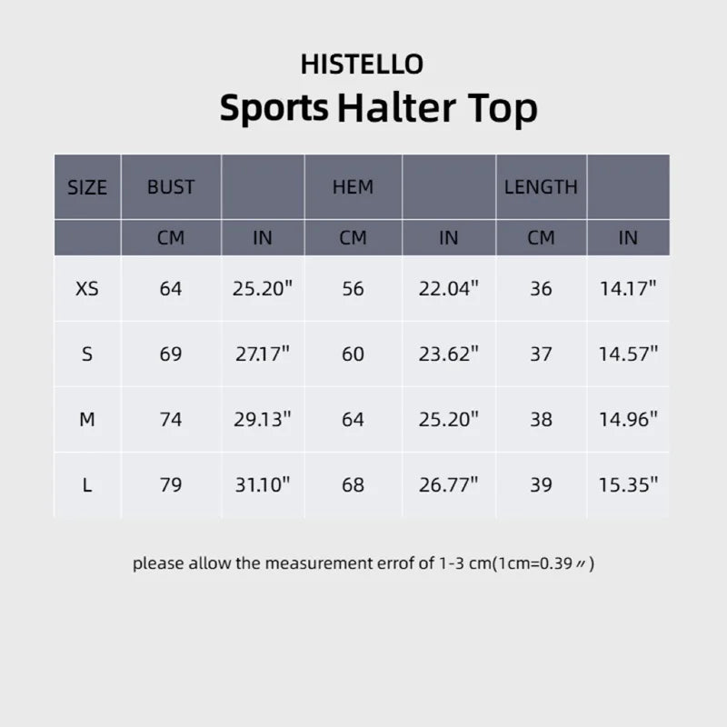 HISTELLO Top Halter Sem Costura Longline com Alças para Academia Feminino com Sutiã Embutido e Bojo Removível - Roupa Ativa para Yoga