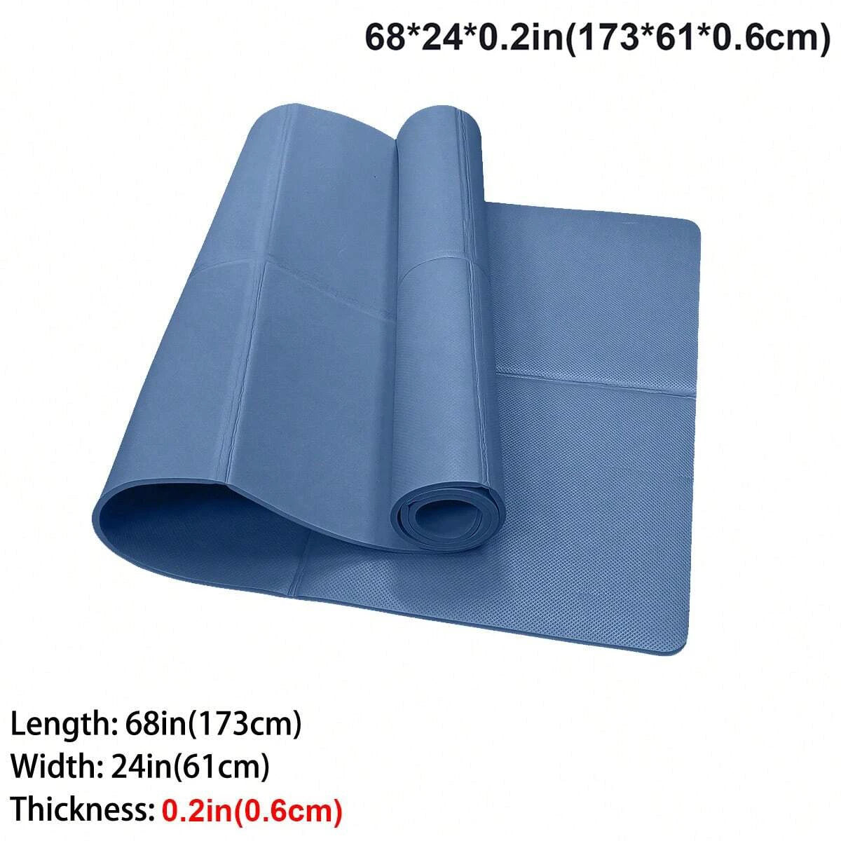 Tapete de yoga dobrável, ecológico, eva, dobrável, viagem, fitness, exercício, 3mm/4mm/6mm de espessura para yoga, pilates e treinos de chão