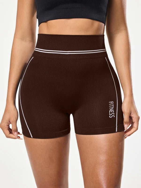 Shorts de Yoga Femininos de Cintura Alta, Roupas Esportivas, Leggings para Academia, Roupas de Fitness e Corrida, Roupas de Treino com Controle de Barriga