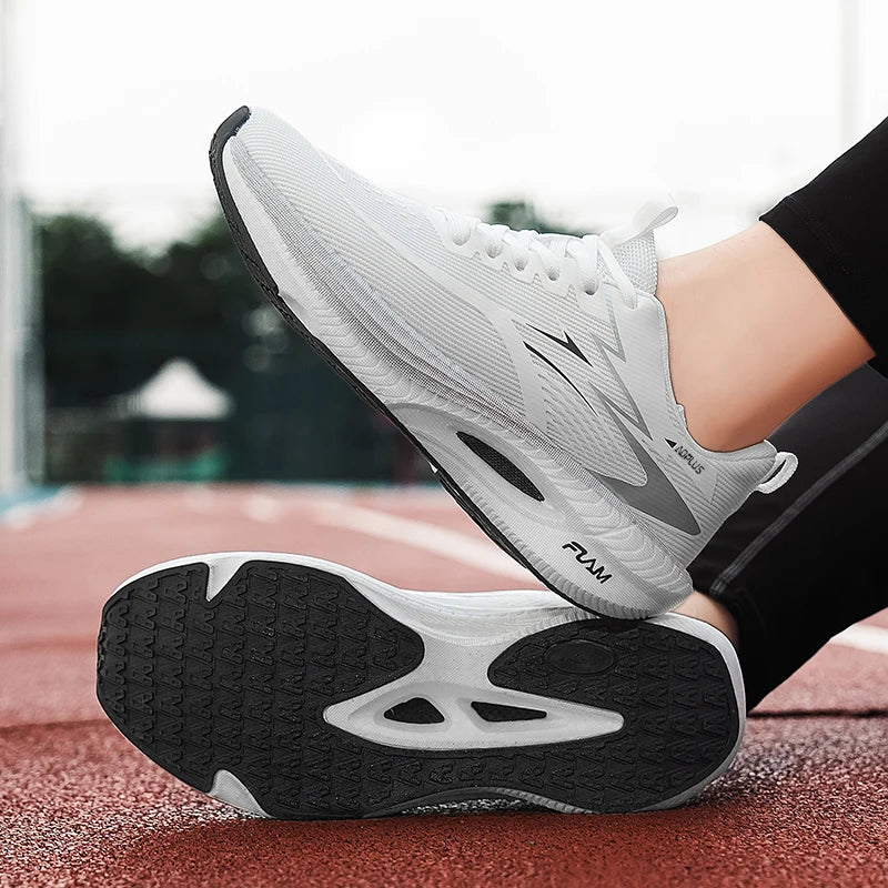 Tênis Esportivos Unissex com Placa de Carbono para Caminhada e Corrida, Sneakers com Amortecimento para Maratona e Treinamento para Homens e Mulheres