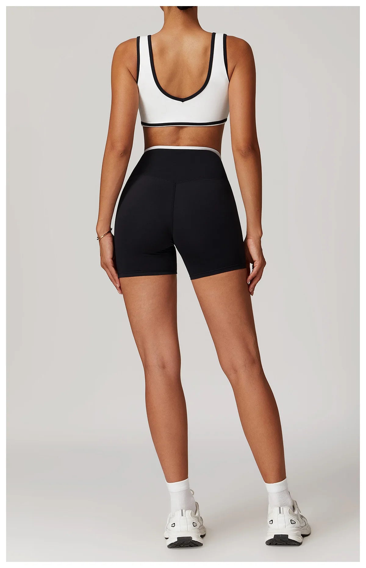 Roupa interior esportiva feminina superior push up fitness yoga sutiã cor bloqueio sutiã de treino ginásio esporte topos para mulher respirável correndo colete