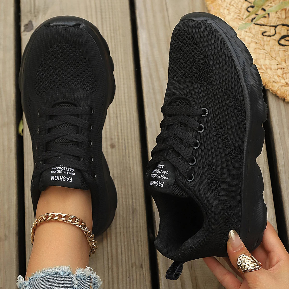 Mulheres sapatos esportivos moda plataforma tênis senhoras primavera verão apartamentos tênis de corrida para mulher sapatos casuais malha jogging tênis