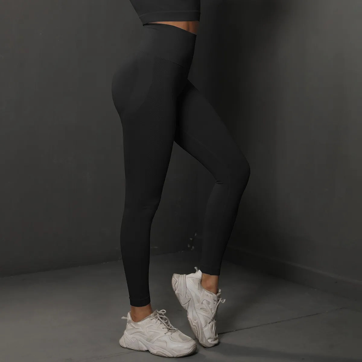 Cintura alta yoga leggings mulheres sem costura push up esporte leggings fitness correndo hip lift calças de yoga altamente elástico ginásio leggings