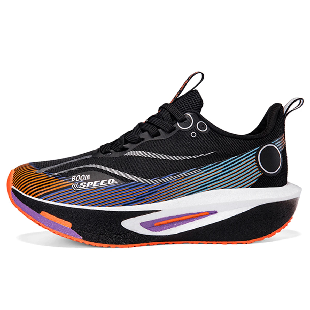 Tênis de corrida com placa de carbono para homens e mulheres, profissional para maratona, respirável, leve, para treino e corrida de rua.