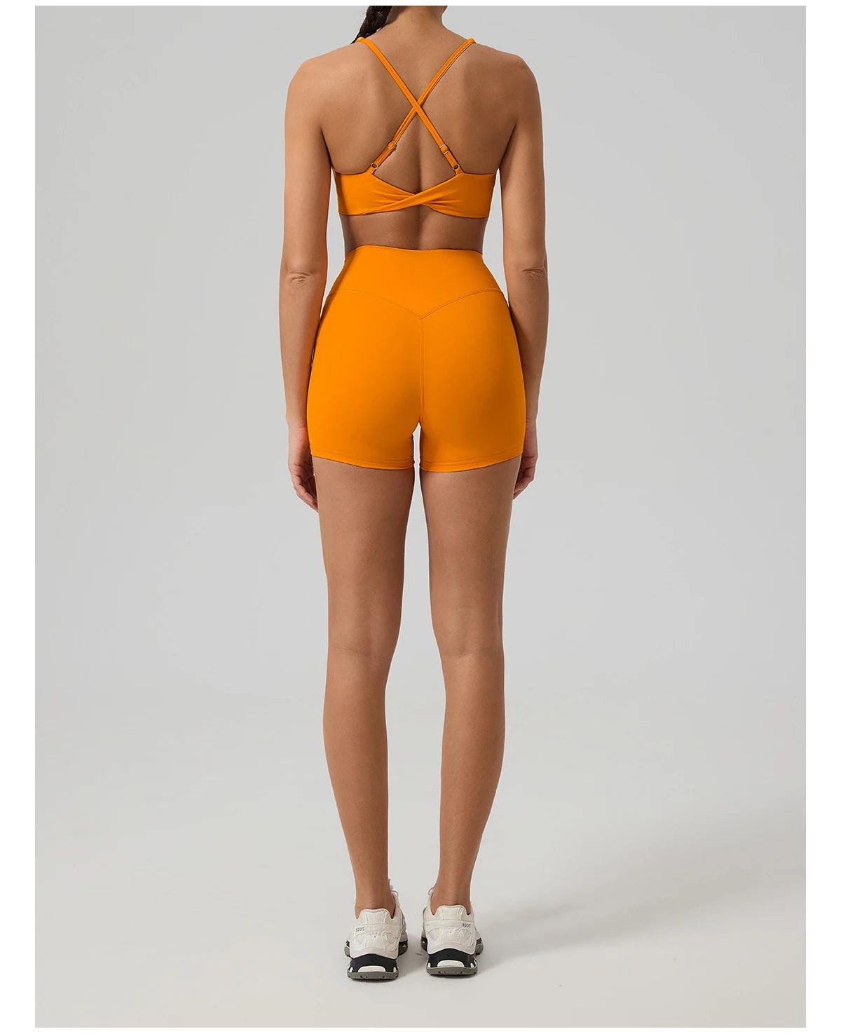 Sutiã Esportivo Hearuisavy para Mulheres, Sutiã de Yoga com Costas Cruzadas, Bralette para Corrida e Pilates, Top Respirável e de Secagem Rápida