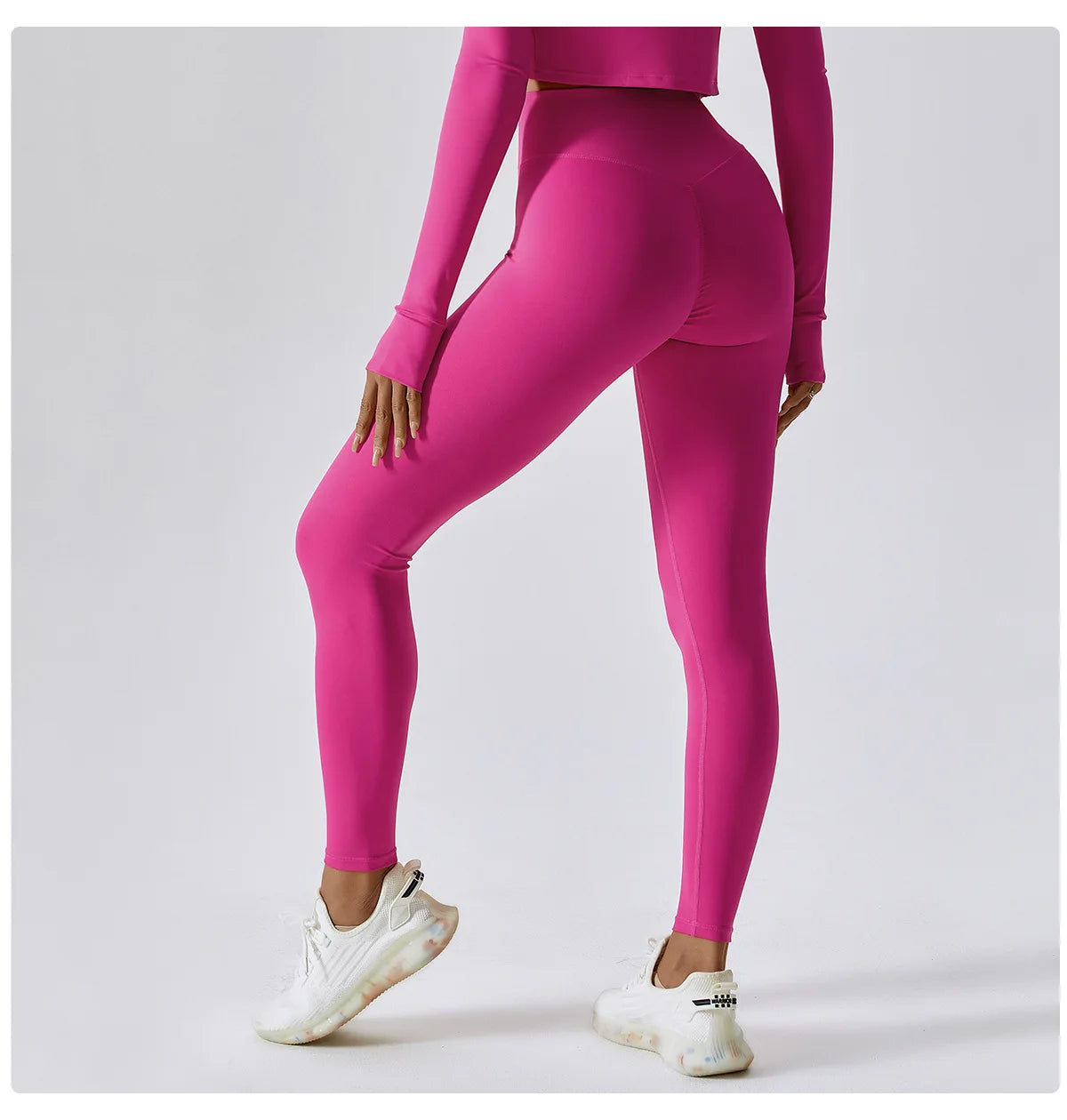 Ginásio feminino push up calças de yoga nu sentimento roupas esportivas elástico cintura alta nádega levantamento esportes fitness apertado sweatpants