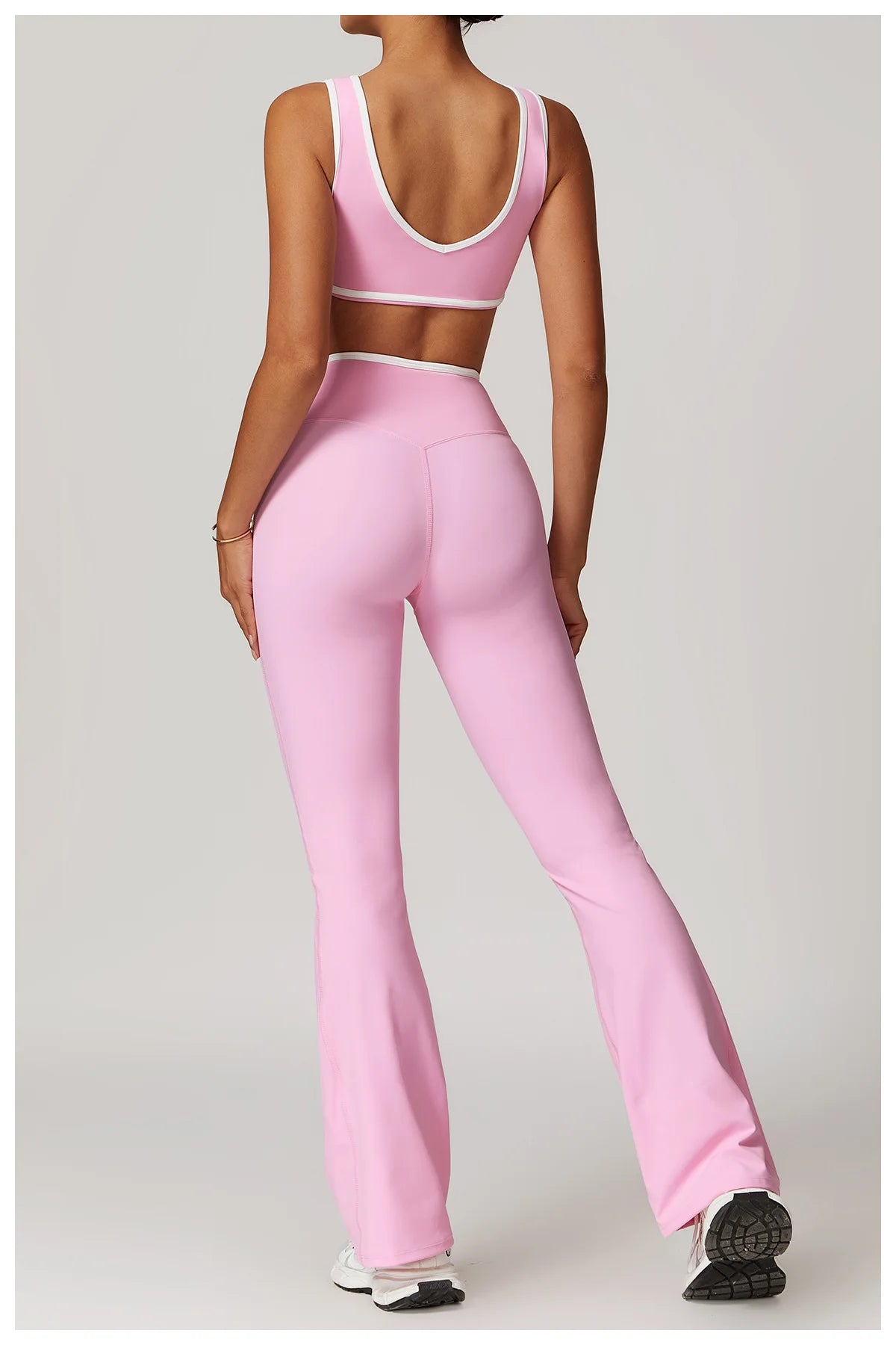 Roupa interior esportiva feminina superior push up fitness yoga sutiã cor bloqueio sutiã de treino ginásio esporte topos para mulher respirável correndo colete