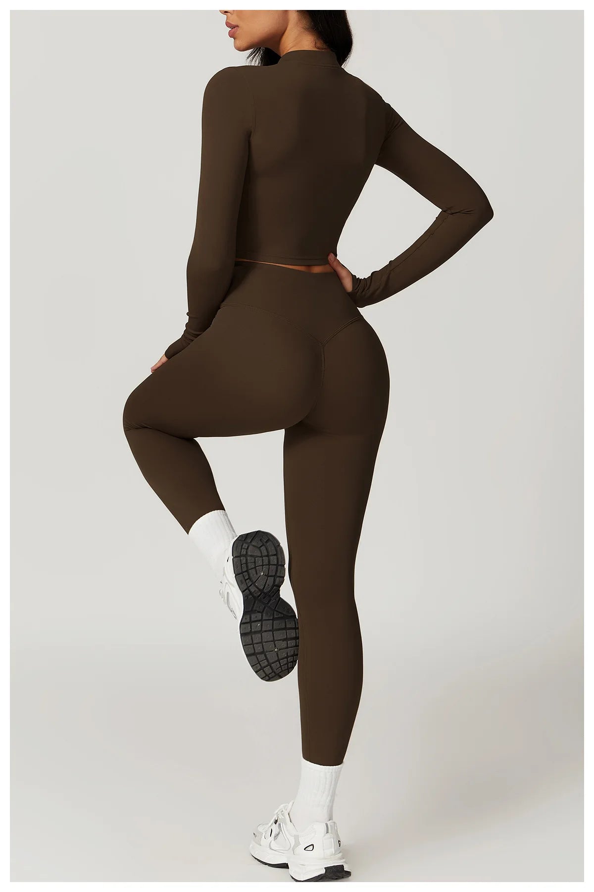 3 pçs conjunto de yoga roupas de ginásio 2 pçs roupas esportivas femininas ternos de yoga conjunto de fitness treino feminino jaqueta esportiva manga longa ginásio legging