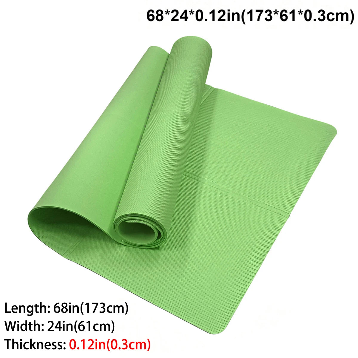 Tapete de yoga dobrável, ecológico, eva, dobrável, viagem, fitness, exercício, 3mm/4mm/6mm de espessura para yoga, pilates e treinos de chão