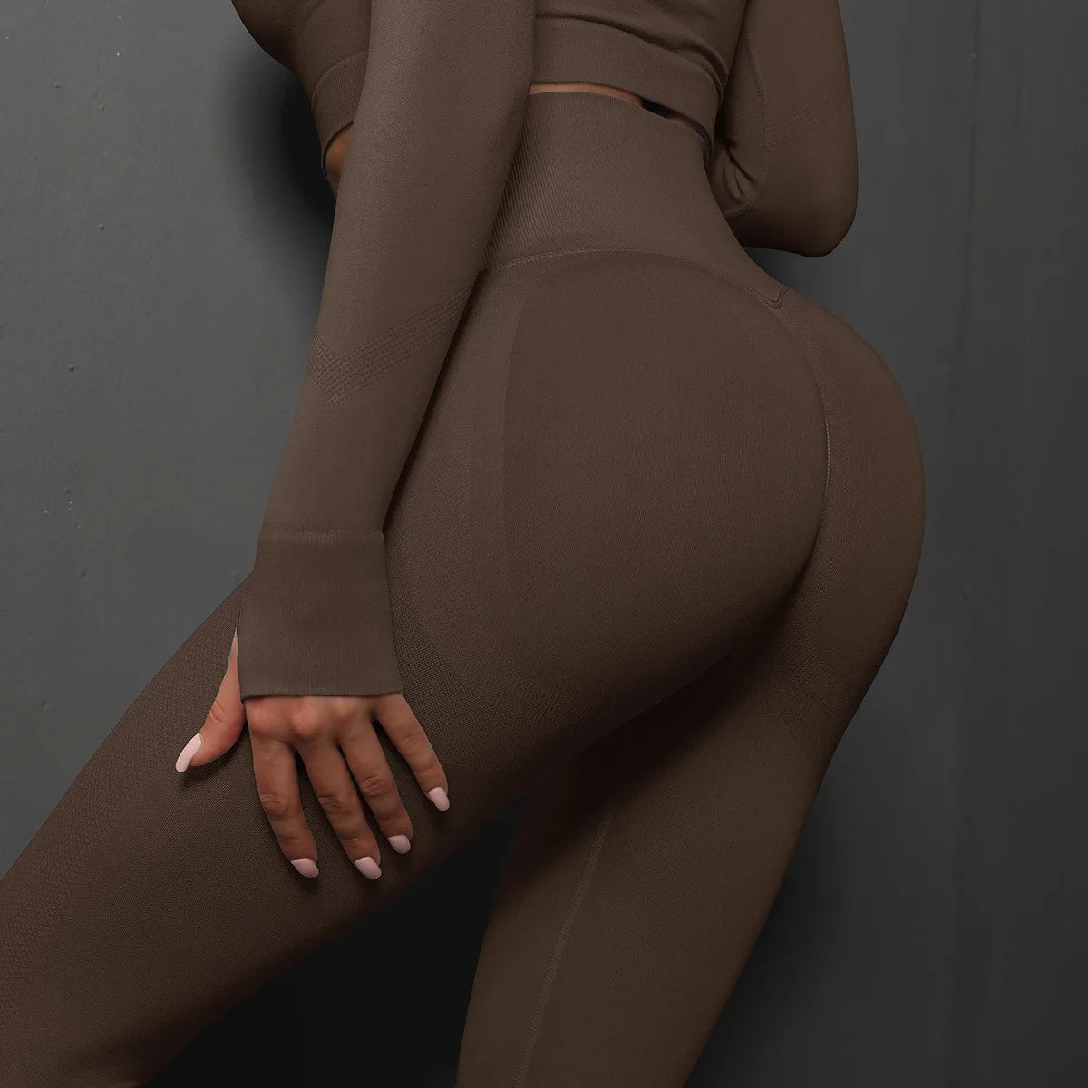 Cintura alta yoga leggings mulheres sem costura push up esporte leggings fitness correndo hip lift calças de yoga altamente elástico ginásio leggings