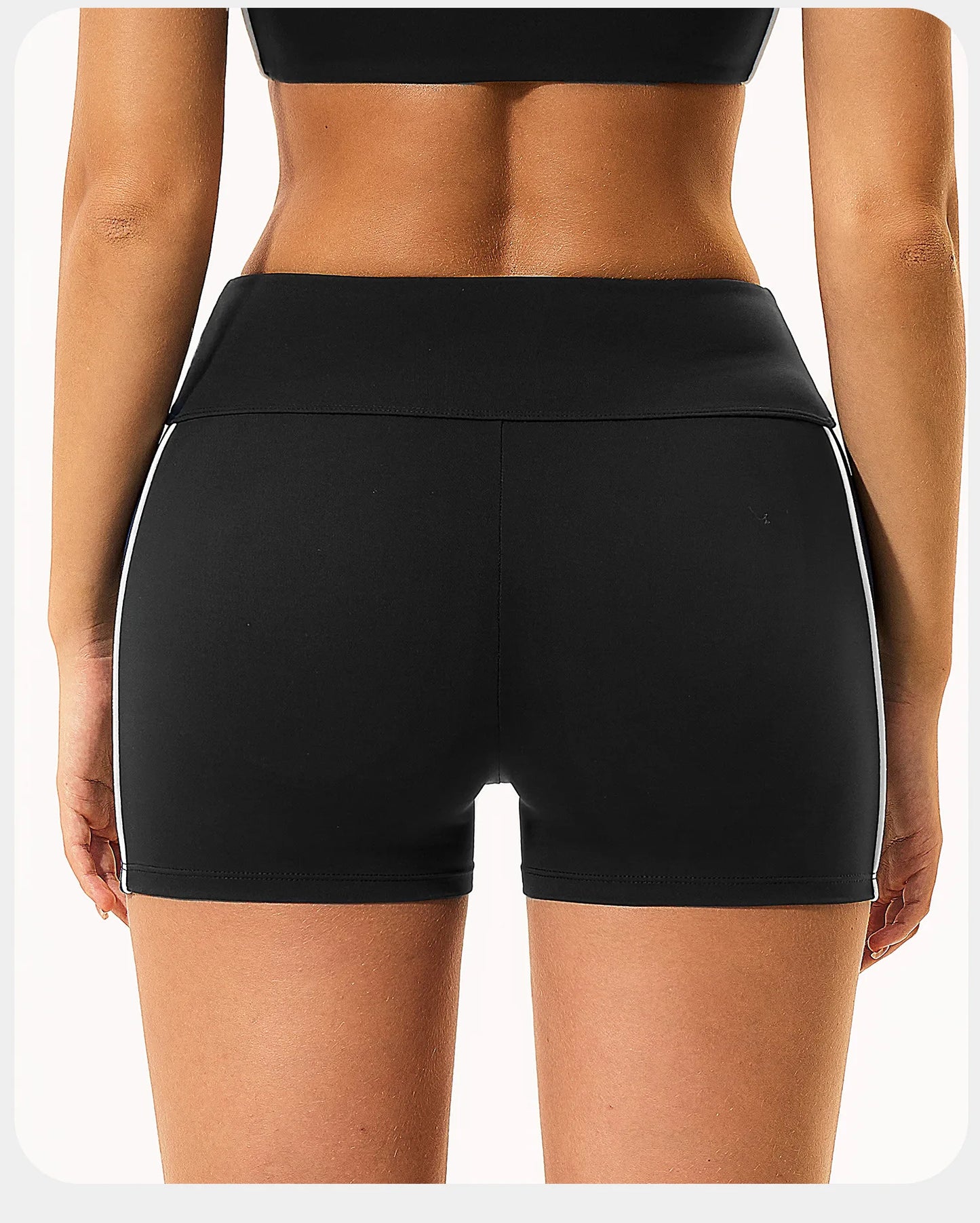 Shorts de Yoga Femininos de Cintura Alta para o Verão, Respiráveis, para Fitness, Corrida e Ciclismo, Leggings Curtas para Treino na Academia