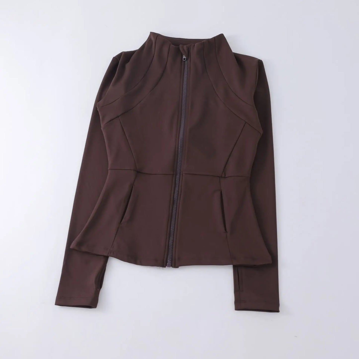 Roupas de yoga blusão roupas esportivas mulher correndo manga longa moletom jaquetas esportivas topo feminino treino topos activewear