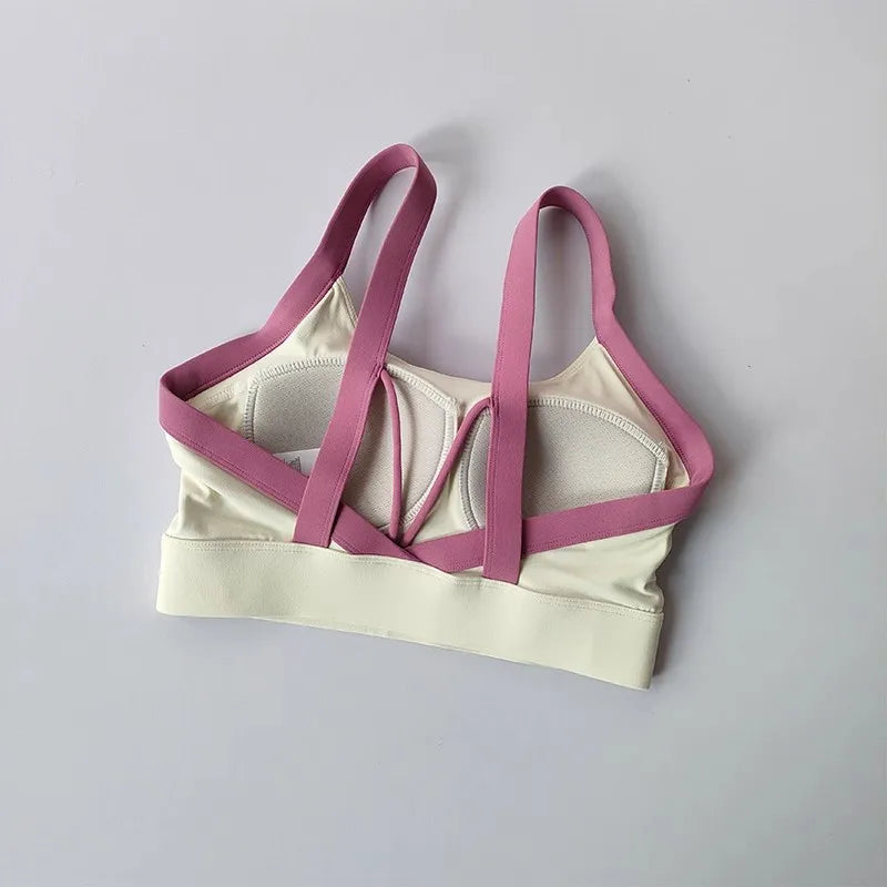 2 pçs feminino high-end yoga treino terno conjunto de fitness conjunto de roupas esportivas ginásio com sutiã esportivo e leggings conjunto
