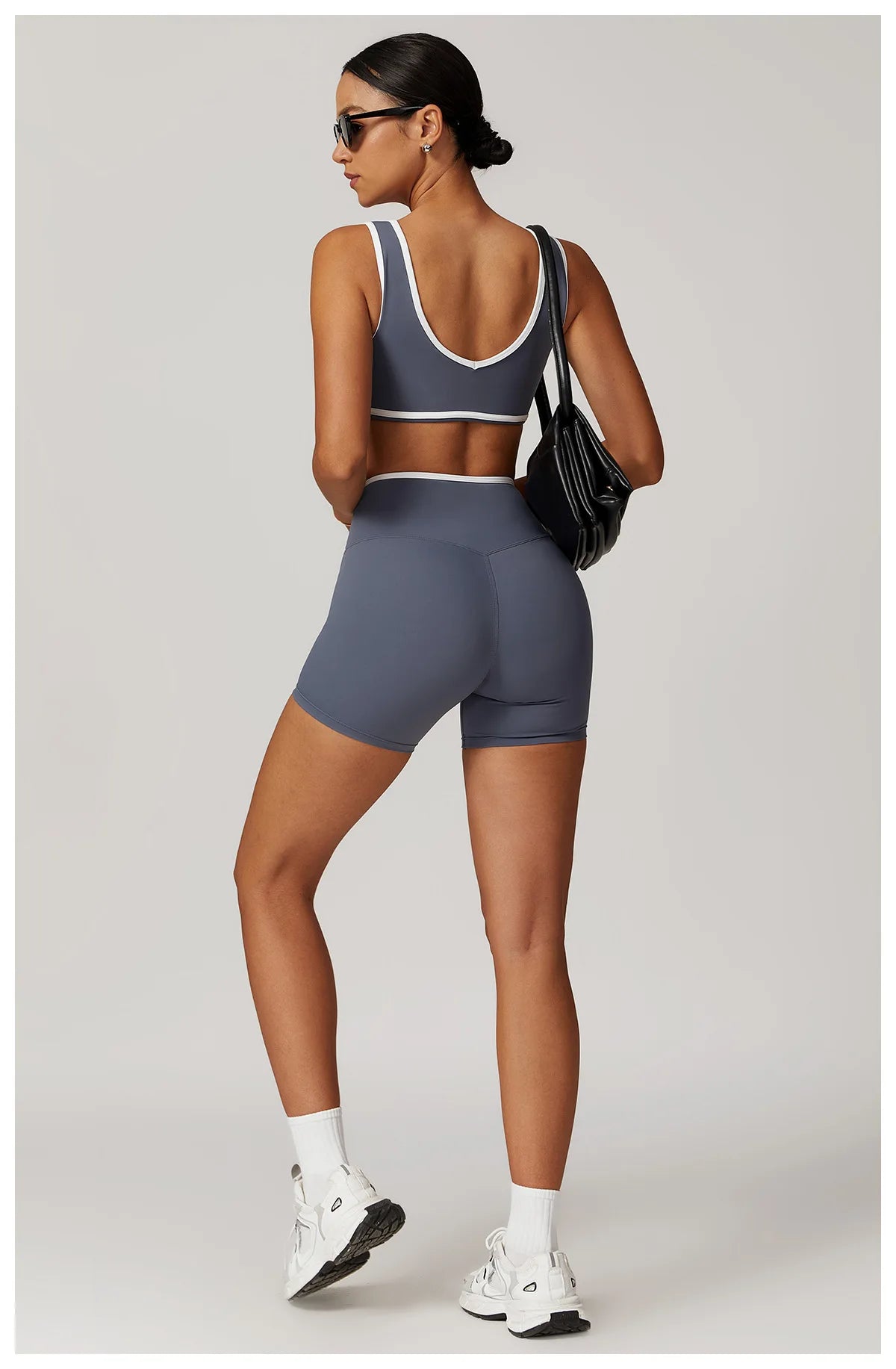 Roupa interior esportiva feminina superior push up fitness yoga sutiã cor bloqueio sutiã de treino ginásio esporte topos para mulher respirável correndo colete